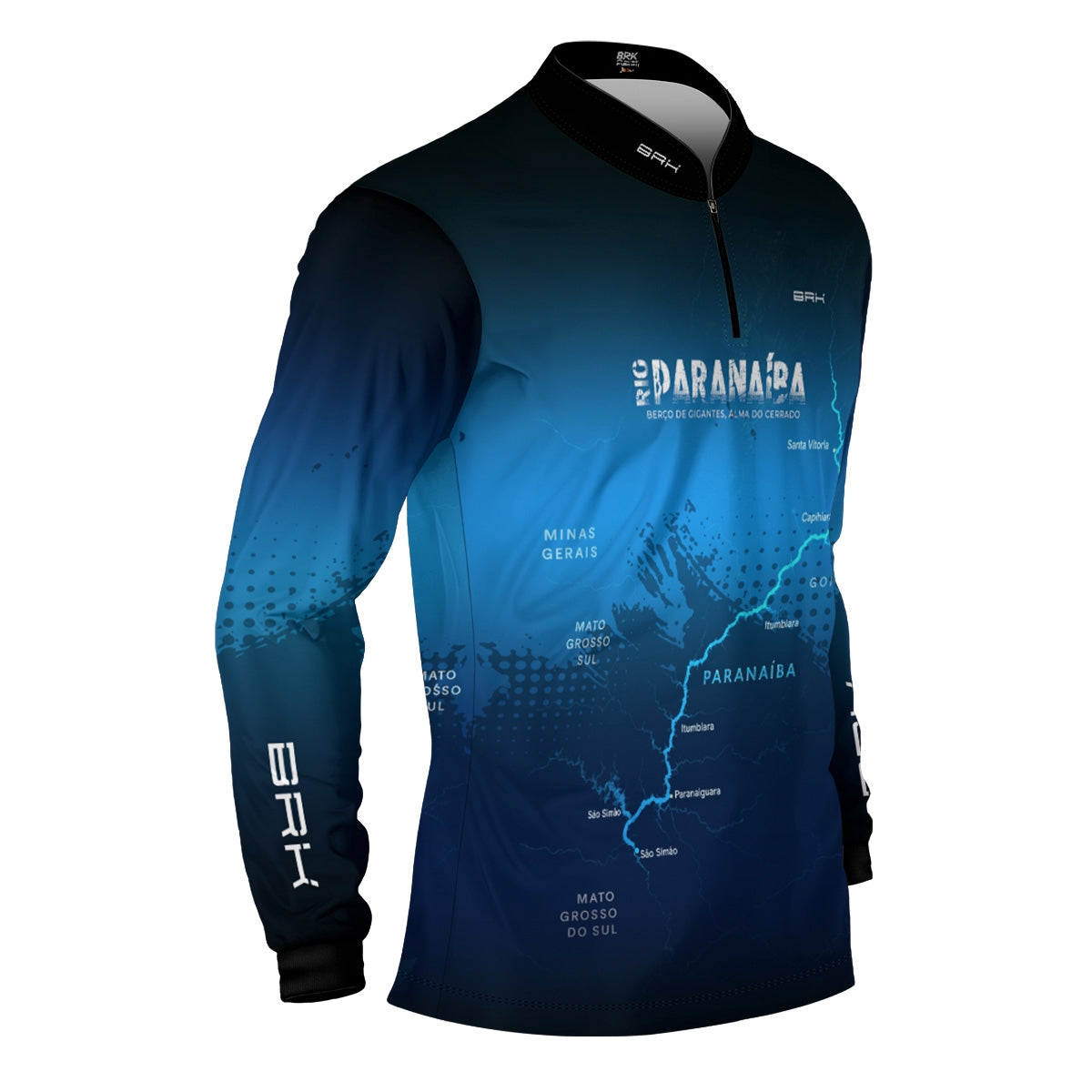 Camisa de Pesca Brk Rio Paranaíba com Proteção Solar UV50+ - Brk Fishing