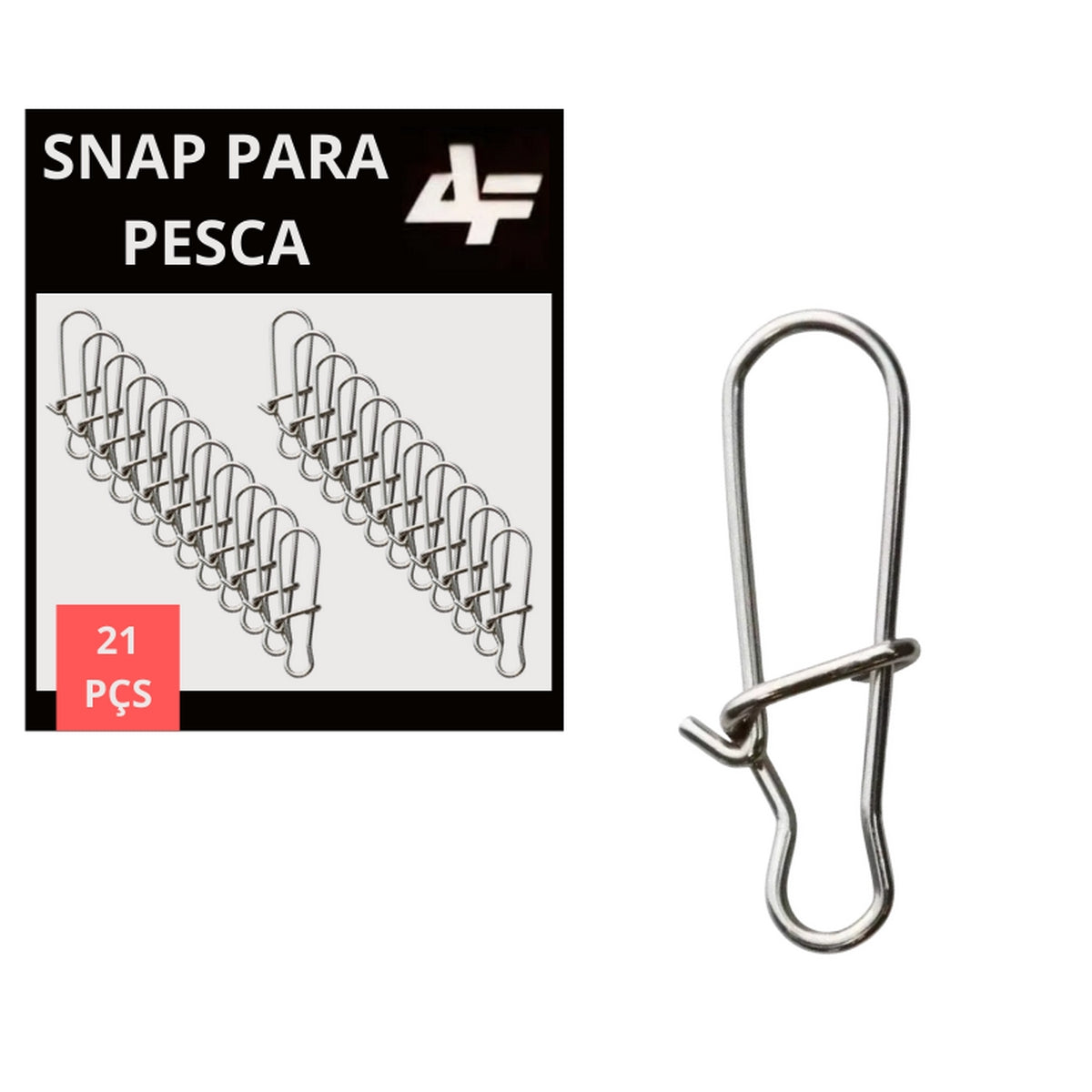 Snap Para Pesca Albatroz Fishing 21 Peças - Brk Fishing