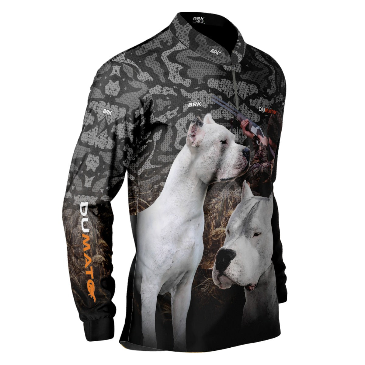 Camisa de Caça Brk DuMato Dogo Argentino com UV50+ - Brk Fishing
