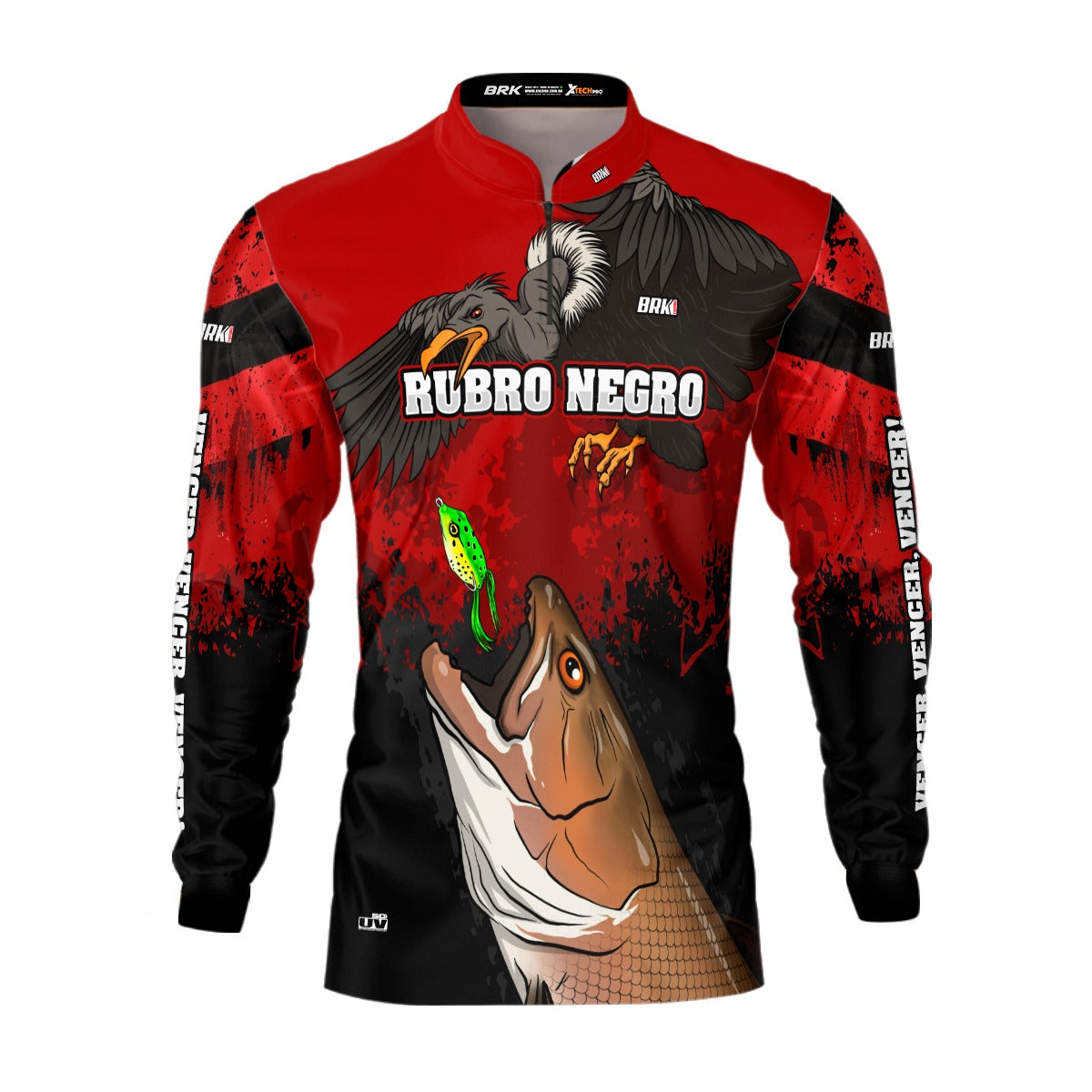 Camisa de Pesca Brk Trairão Futebol 50 com UV50+ - Brk Fishing
