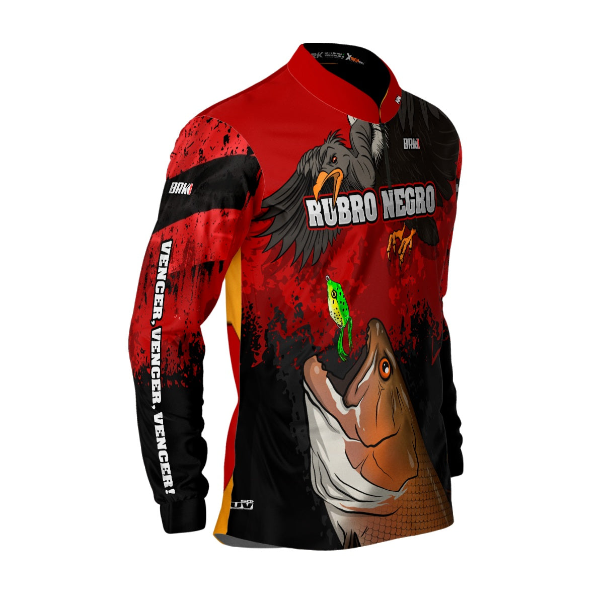 Camisa de Pesca Brk Trairão Futebol 50 com UV50+ - Brk Fishing