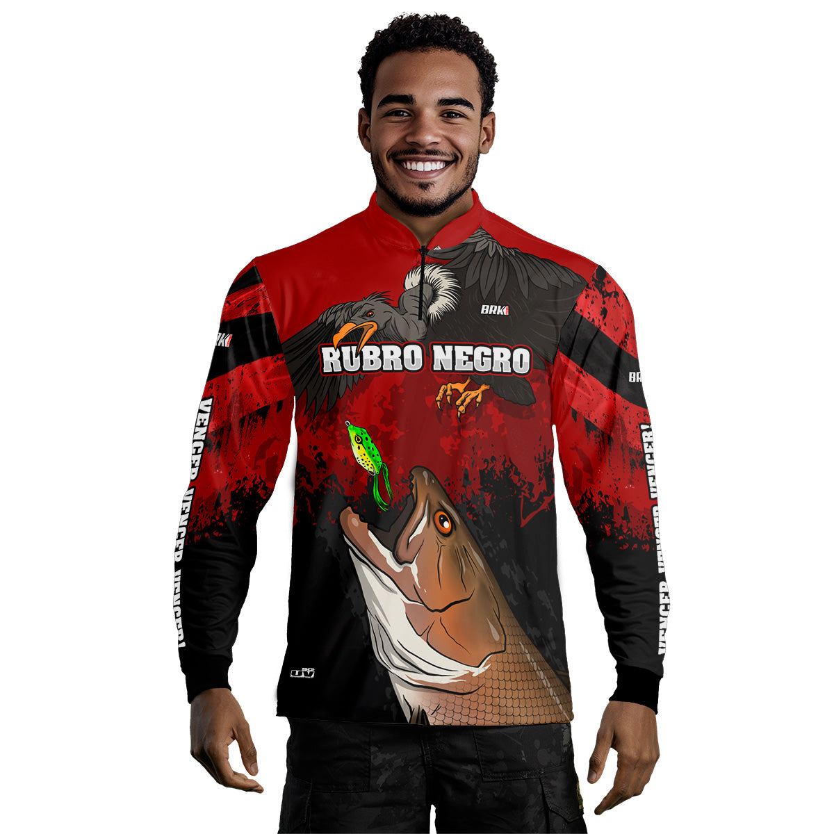 Camisa de Pesca Brk Trairão Futebol 50 com UV50+ - Brk Fishing