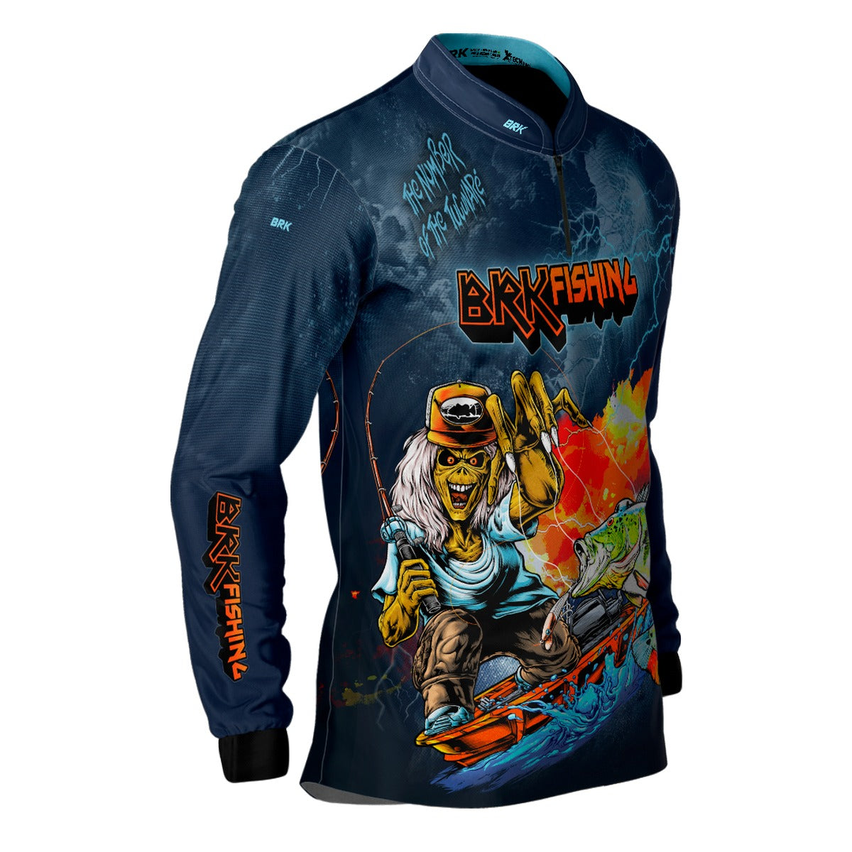 Camisa de Motociclismo Brk Iron Maiden com Proteção Solar UV50+ - Brk Fishing