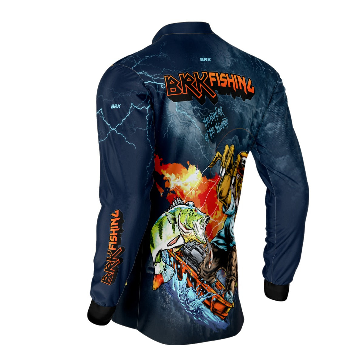 Camisa de Motociclismo Brk Iron Maiden com Proteção Solar UV50+ - Brk Fishing