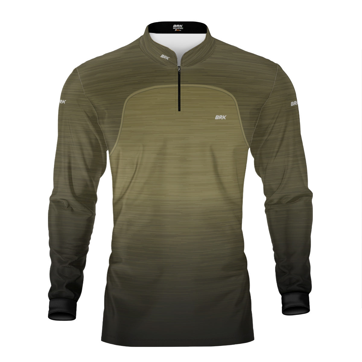 Camisa Brk Mescla Areia Esverdeada com Proteção Solar UV50+ Brk Fishing