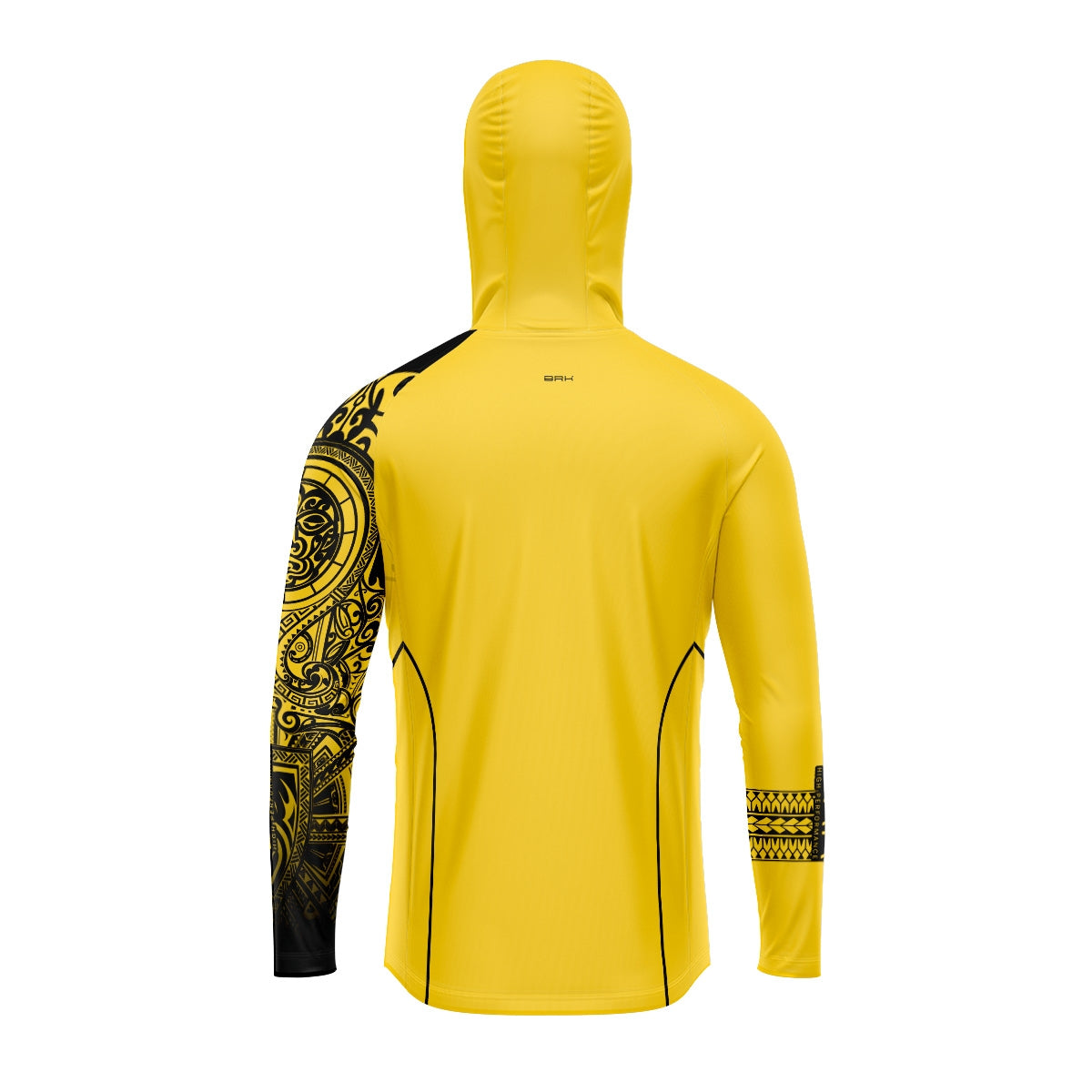 Camisa com Capuz Brk Maori Amarelo com Proteção Solar UV50+ - Brk Fishing