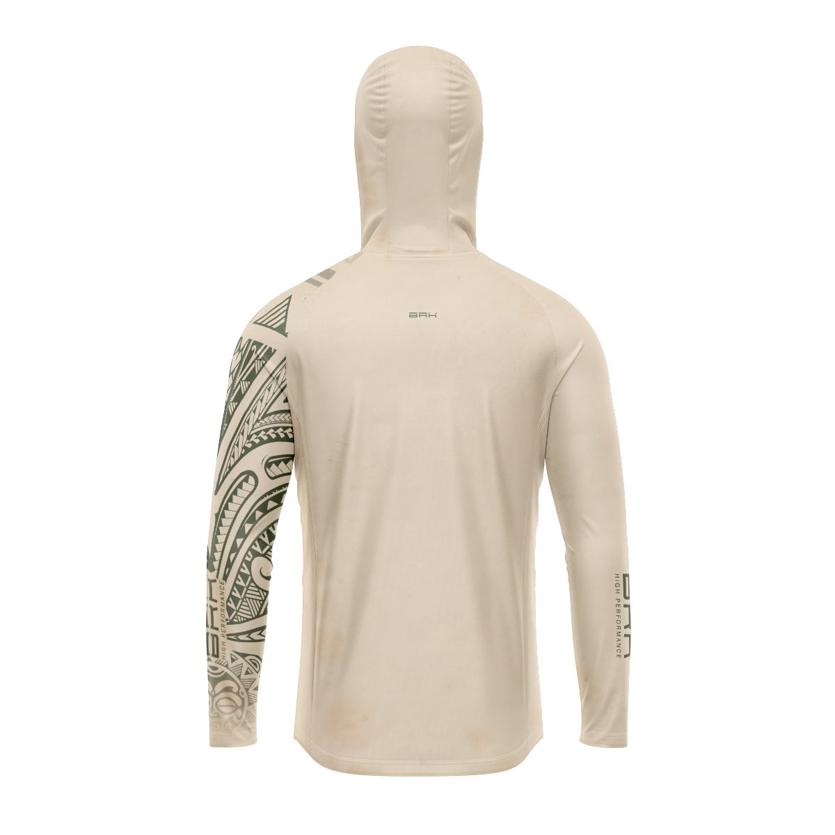 Camisa com Capuz Brk Maori Bege com Proteção Solar UV50+ - Brk Fishing