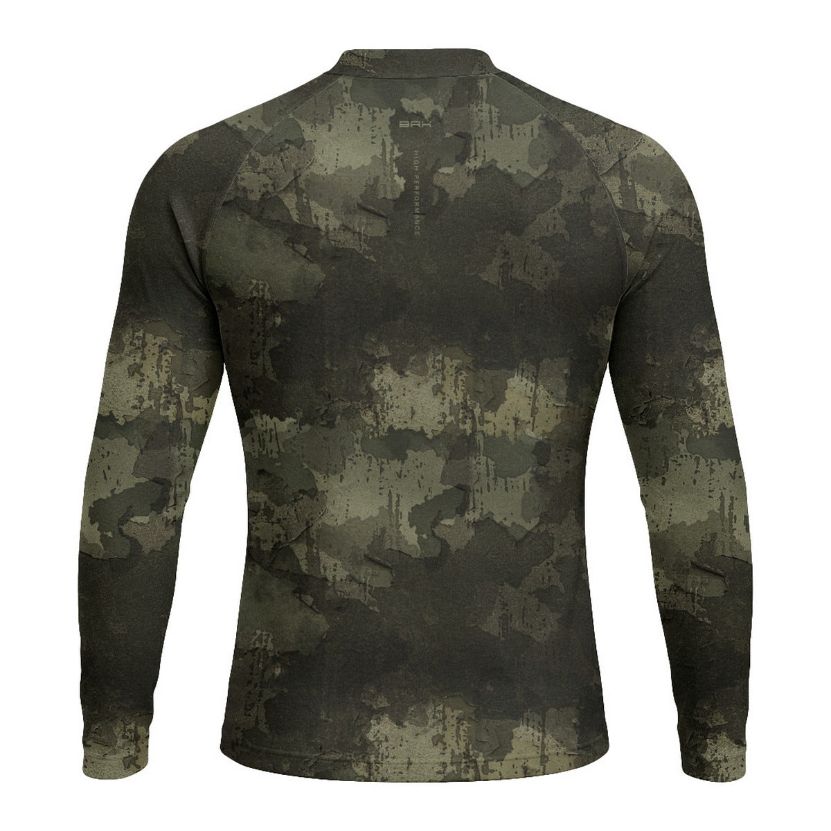 Camisa Raglan Brk Camuflada Verde com Proteção Solar UV50+ Brk Fishing