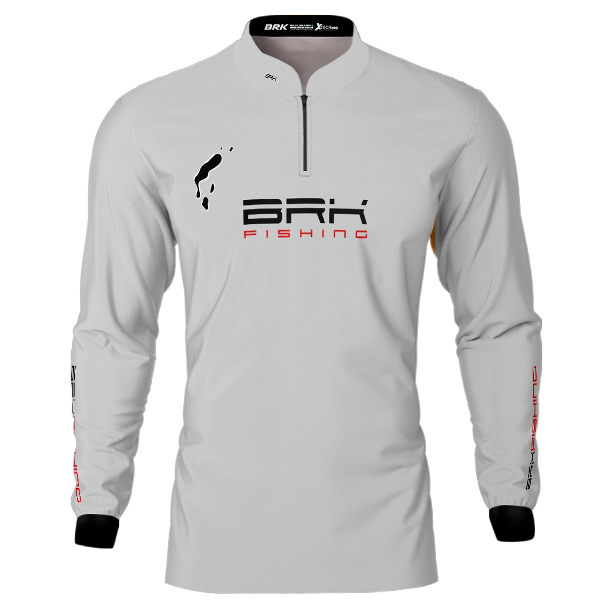 Camisa de Pesca Cinza Brk Tucunaré Cinza com UV50+ - Brk Fishing