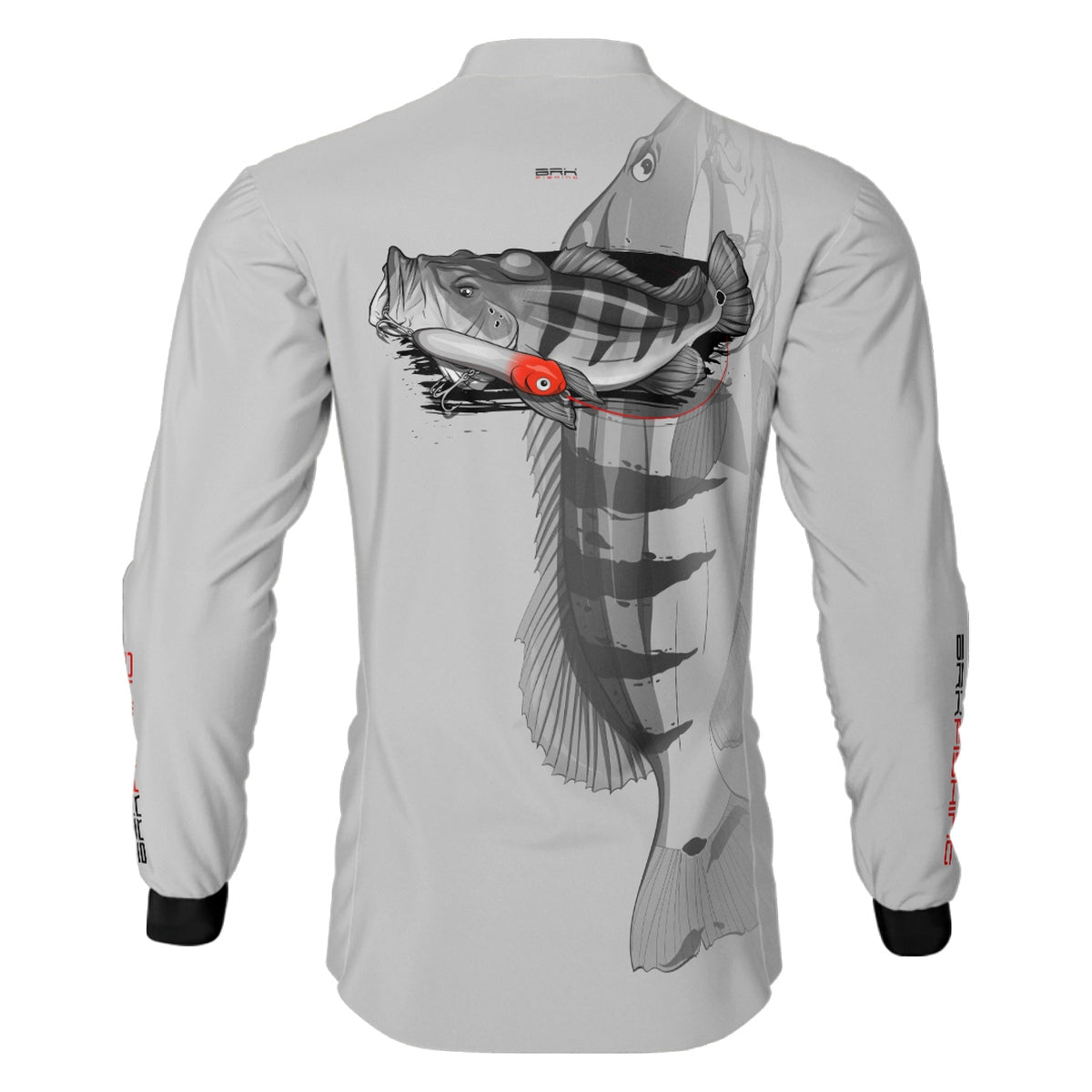 Camisa de Pesca Cinza Brk Tucunaré Cinza com UV50+ - Brk Fishing