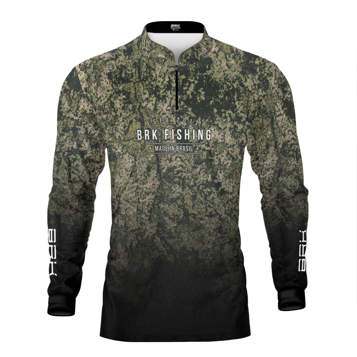 Camisa de Pesca Brk Camo Fishing com Proteção UV50+ - Brk Fishing