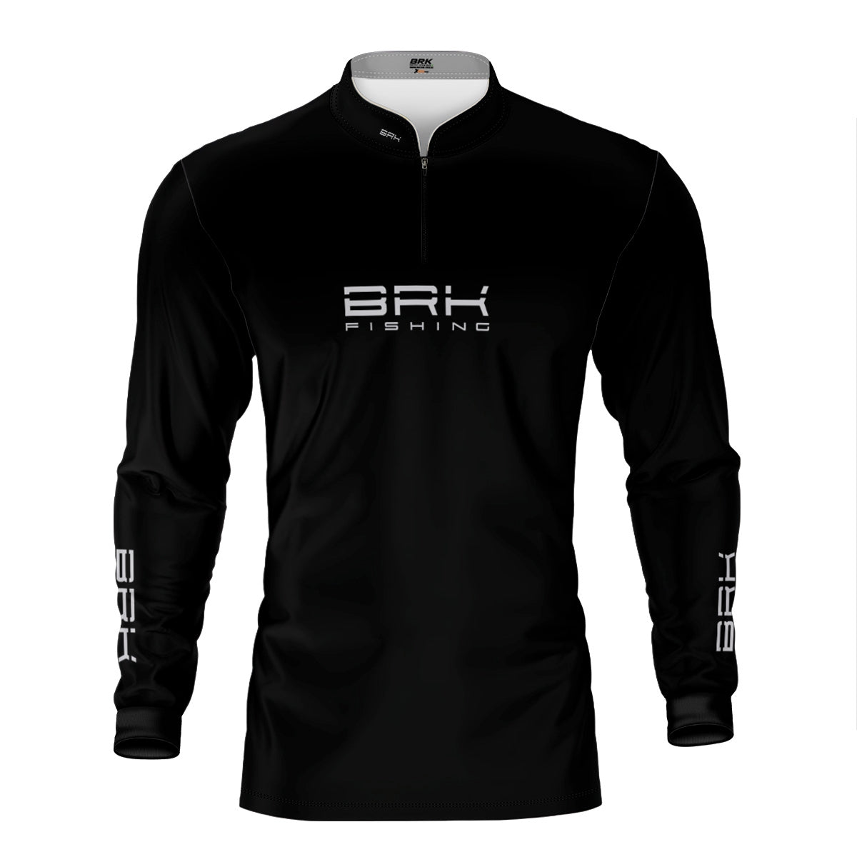 Camisa de Pesca Brk Preta Básica Catch and Release com Proteção UV50+ - Brk Fishing