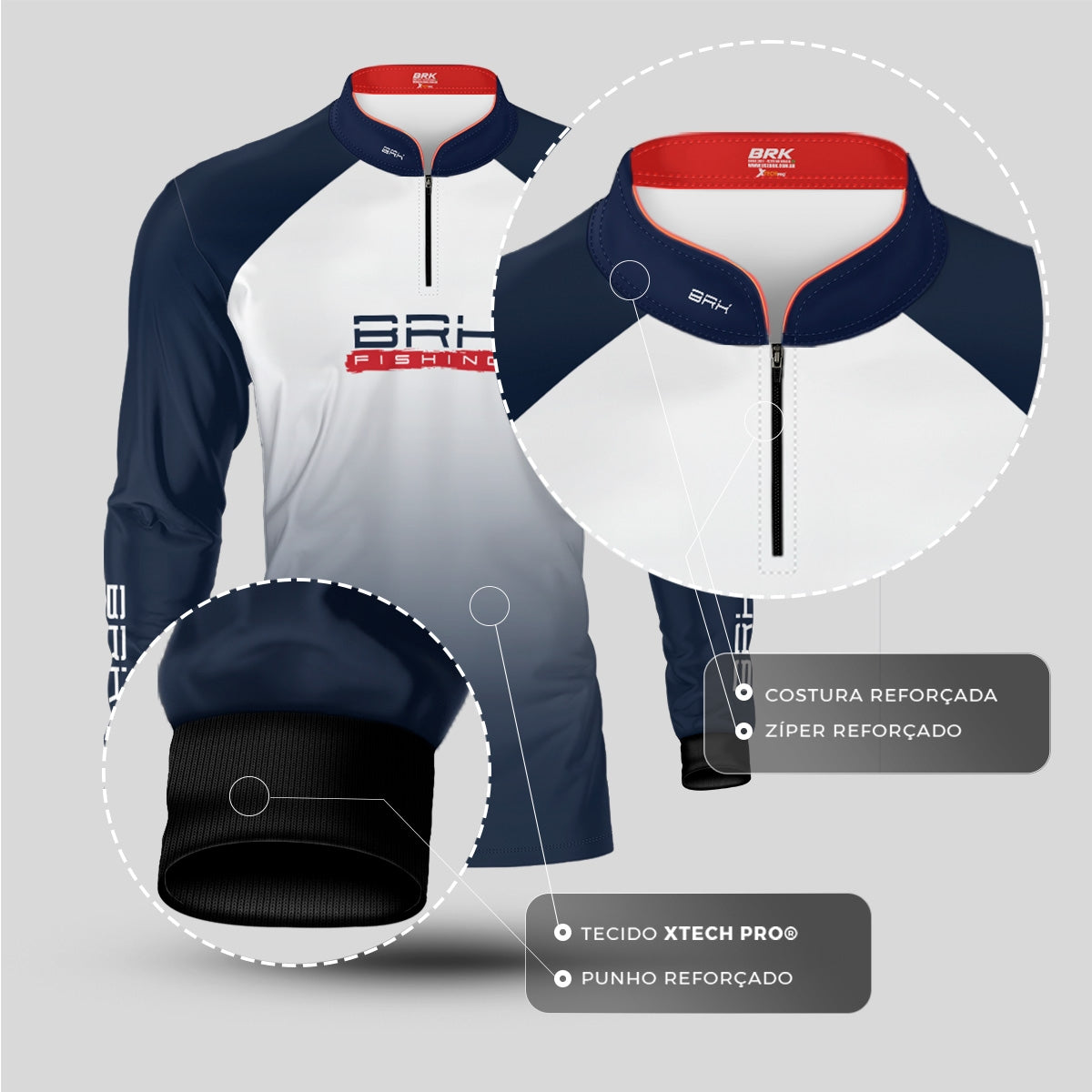 Camisa de Pesca Brk Tucunaré Born to Fish com Proteção UV50+ - Brk Fishing