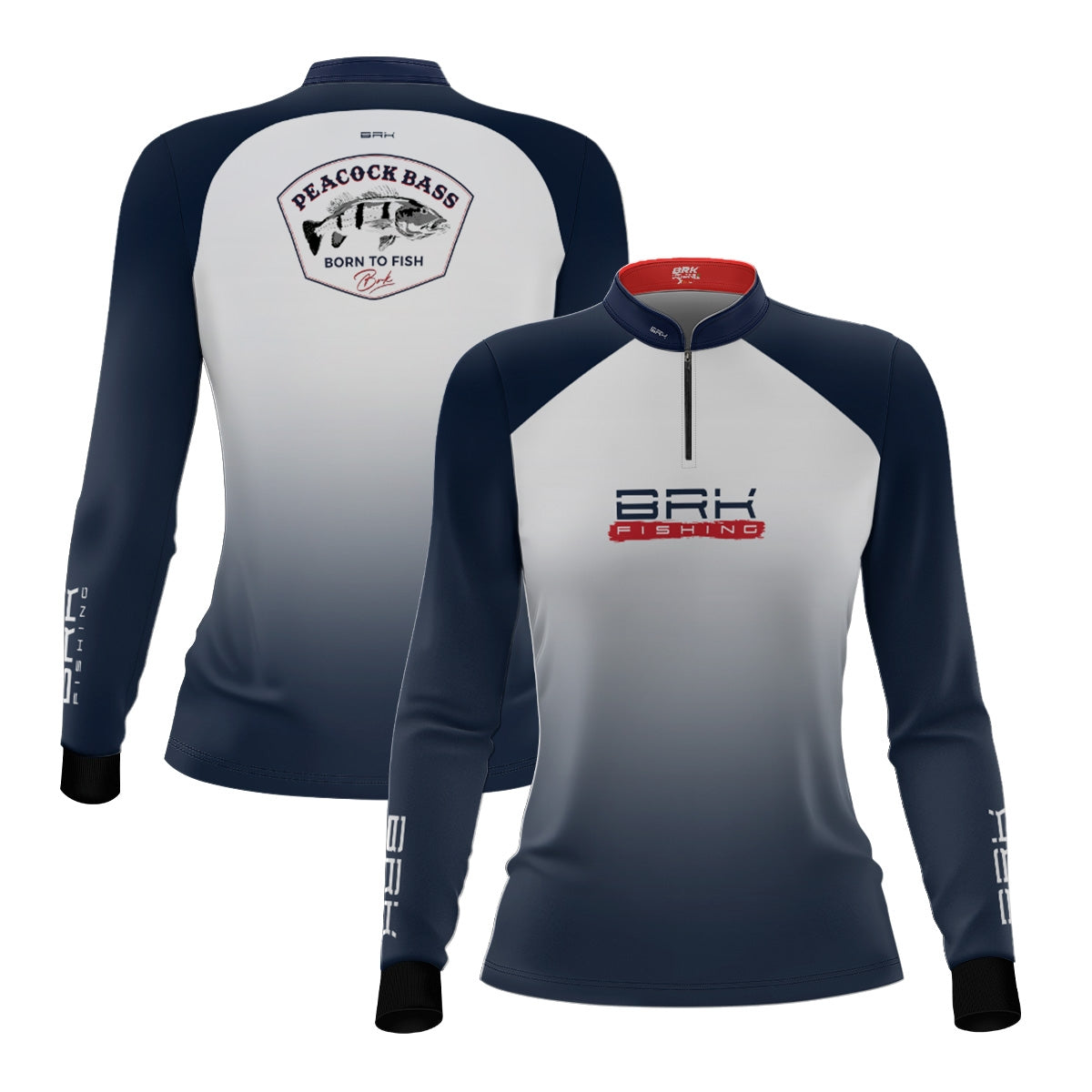 Camisa de Pesca Feminina Brk Tucunaré Born to Fish com Proteção UV50+ - Brk Fishing