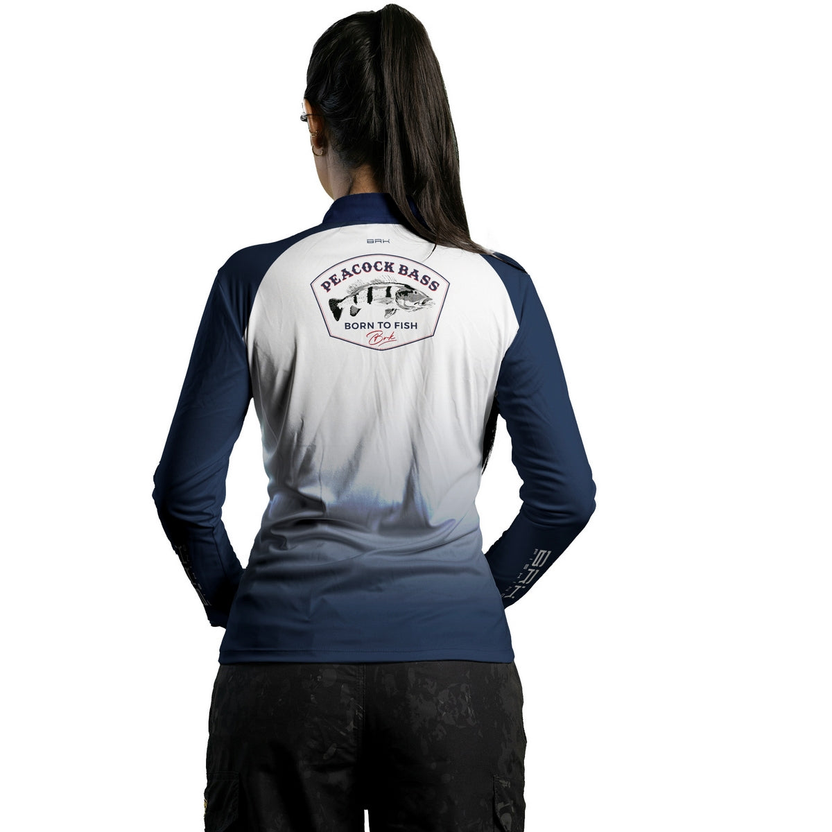 Camisa de Pesca Feminina Brk Tucunaré Born to Fish com Proteção UV50+ - Brk Fishing