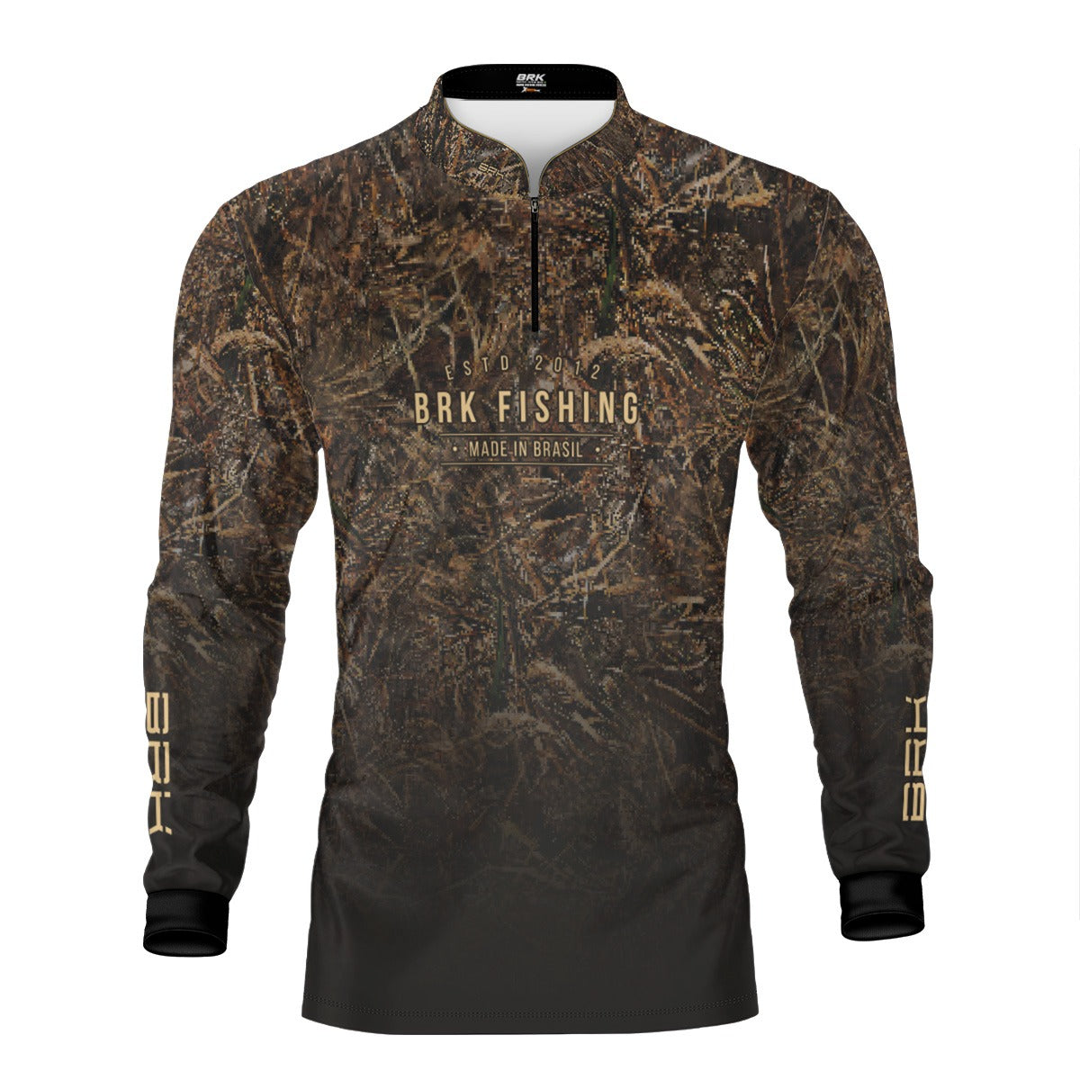 Camisa de Pesca Brk Camo Real Tree Fishing com Proteção UV50+ - Brk Fishing