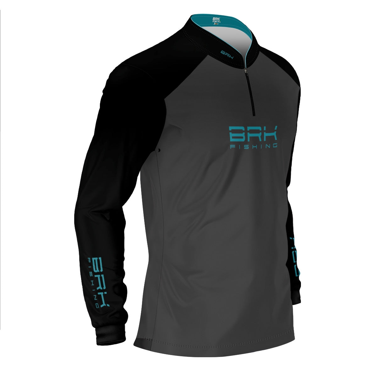 Camisa de Pesca Brk Cinza Tucunaré com Proteção UV50+ - Brk Fishing