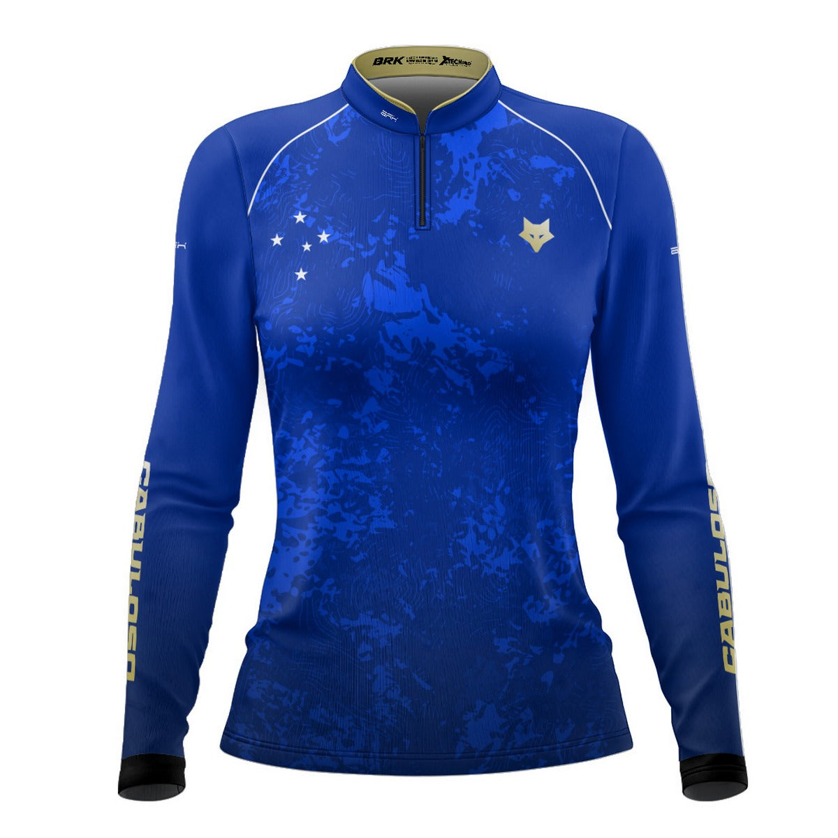 Camisa de Pesca Feminina Brk Cruzeiro com Proteção UV50+ Brk Fishing