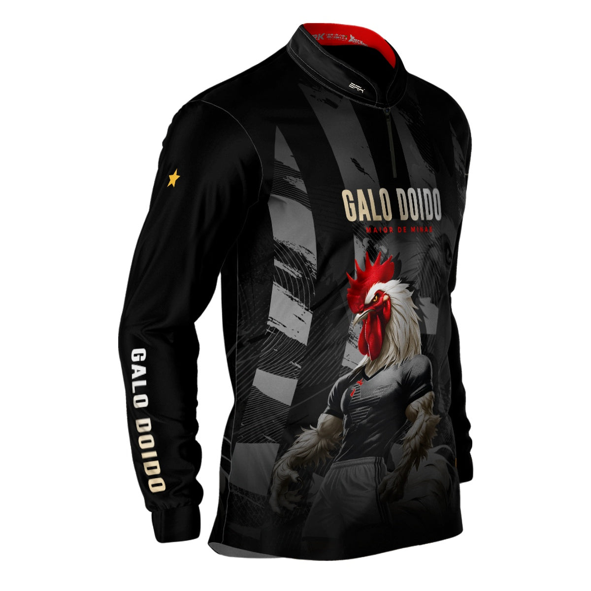 Camisa de Time Brk Galo Doido com Proteção UV50+ - Brk Fishing