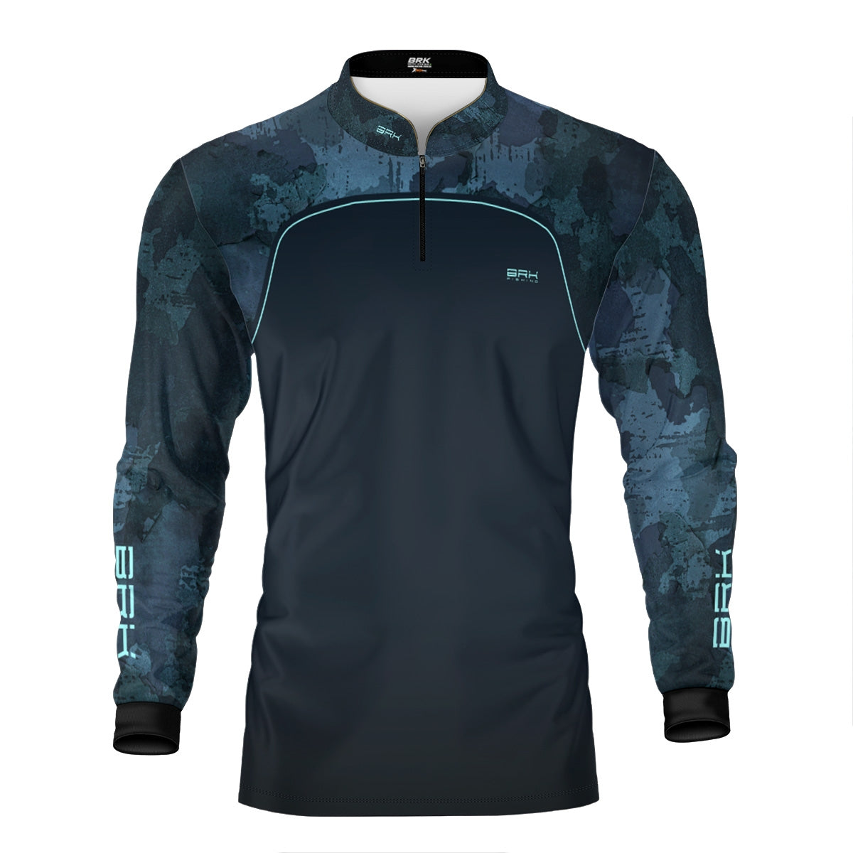 Camisa Agro Brk Camo Mapa Mundi com Proteção UV50+ - Brk Fishing