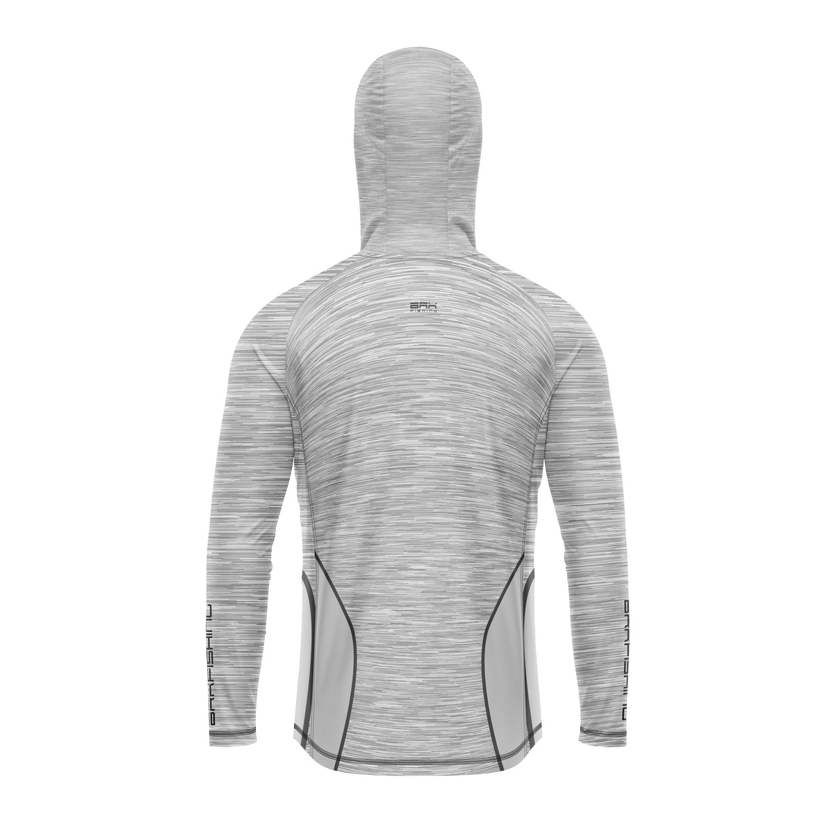Camisa de Pesca com Capuz Brk Mescla Branca com Proteção Solar UV50+ - Brk Fishing