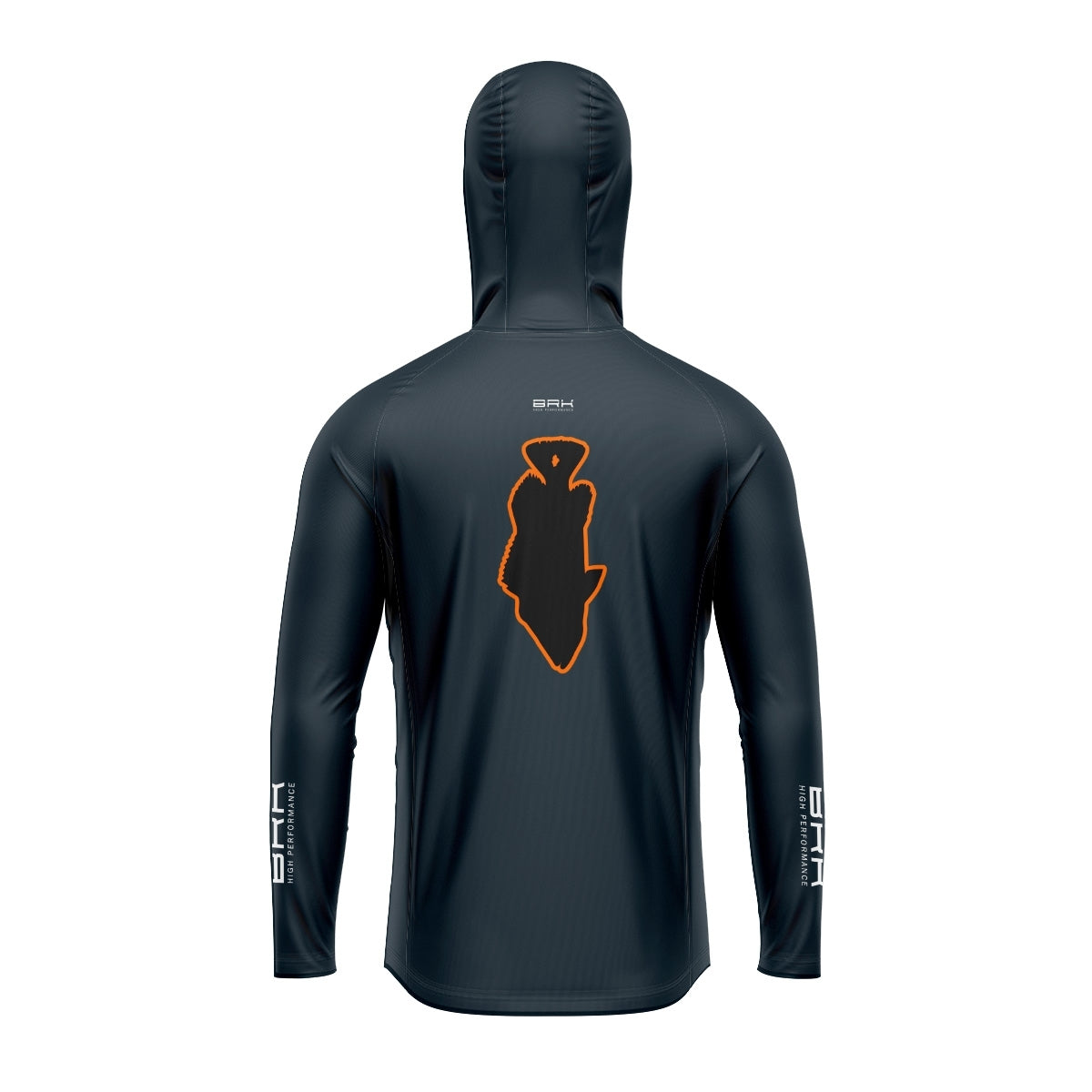 Camisa de Pesca com Capuz Brk Chumbo Tucunaré com UV50+ Brk Fishing