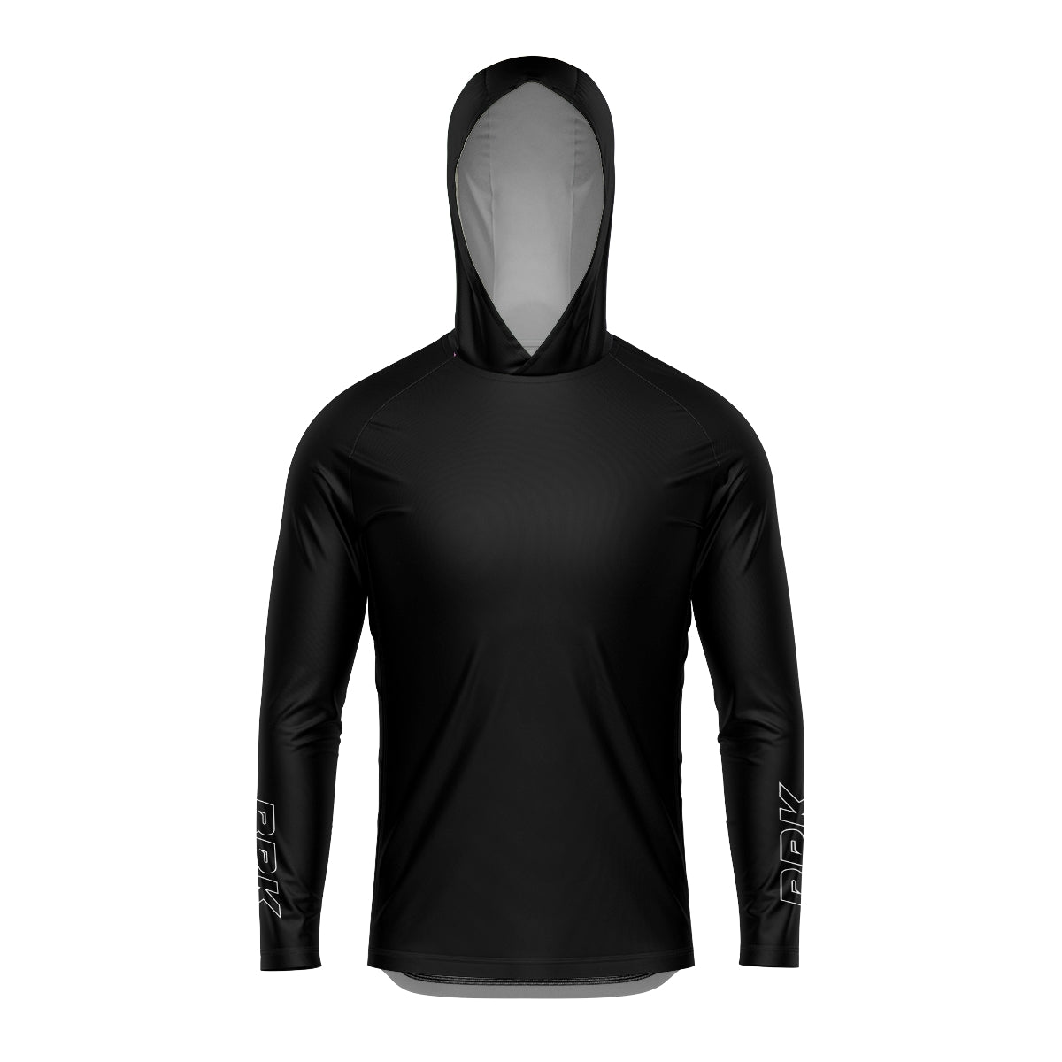 Camisa de Pesca com Capuz Brk Clean Preto com Proteção UV50+ - Brk Fishing