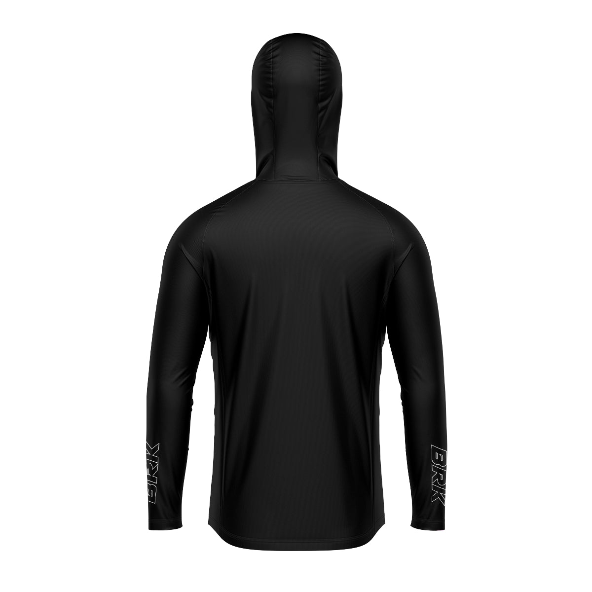 Camisa de Pesca com Capuz Brk Clean Preto com Proteção UV50+ - Brk Fishing