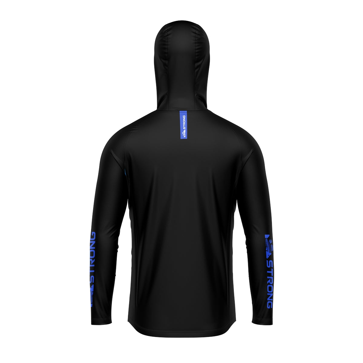 Camisa de Pesca com Capuz Brk Strong Fishing Azul com Proteção Solar UV50+ - Brk Fishing
