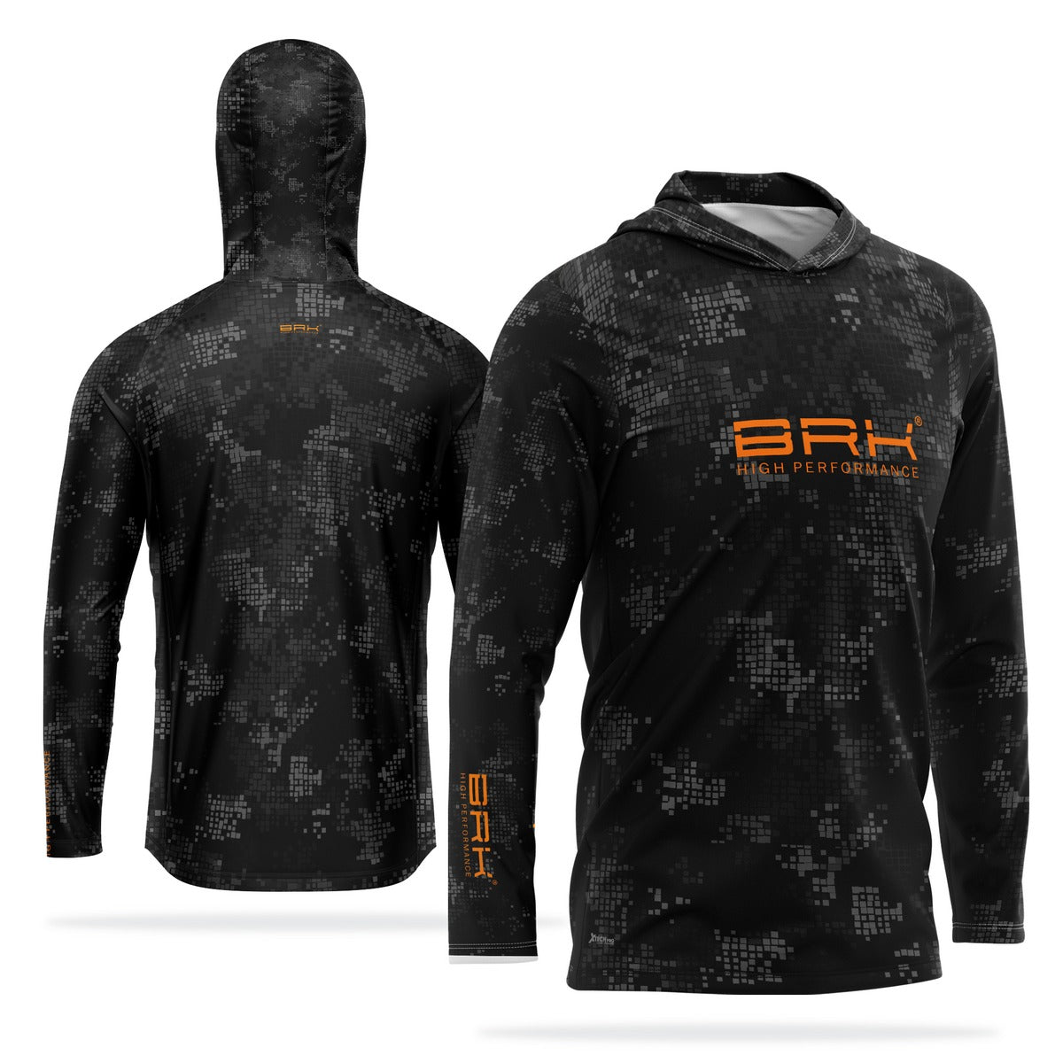 Camisa de Pesca com Capuz Brk Sport Camuflage com Proteção Solar UV50+ - Brk Fishing