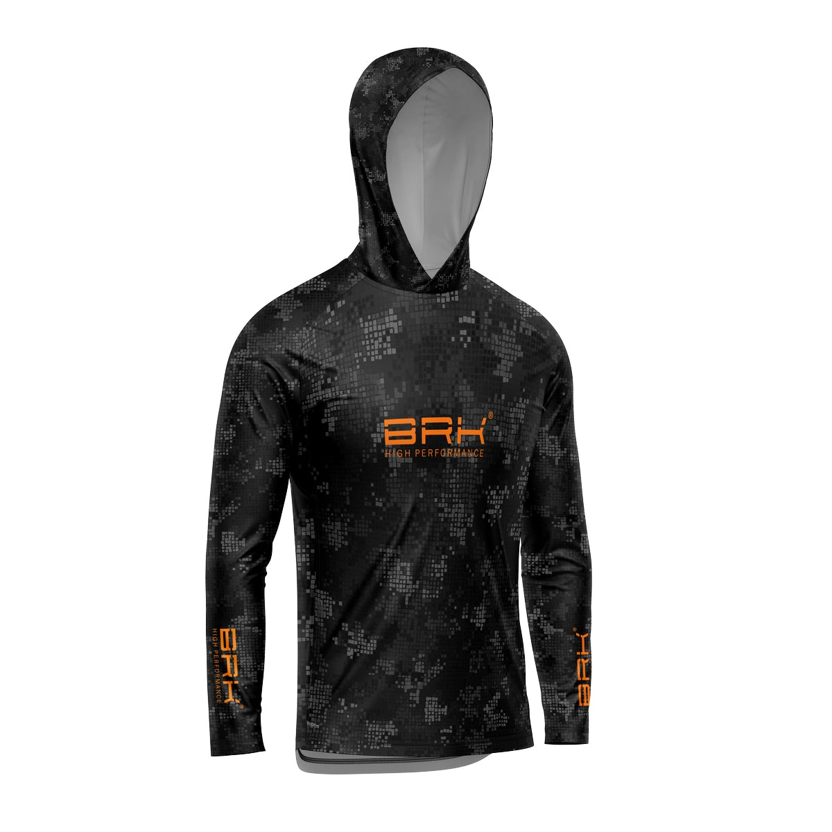 Camisa de Pesca com Capuz Brk Sport Camuflage com Proteção Solar UV50+ - Brk Fishing