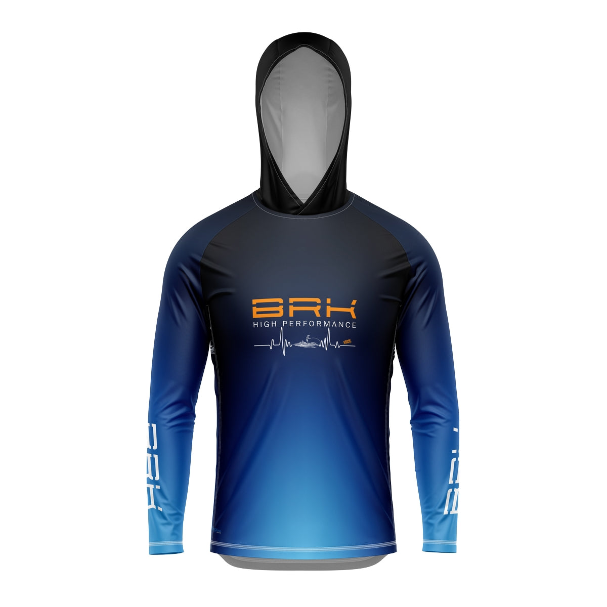 Camisa de Pesca com Capuz Brk High Performance Gone Fishing com Proteção Solar UV50+ - Brk Fishing