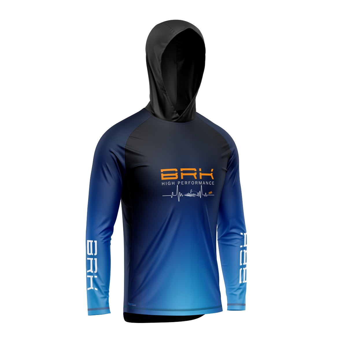 Camisa de Pesca com Capuz Brk High Performance Gone Fishing com Proteção Solar UV50+ - Brk Fishing