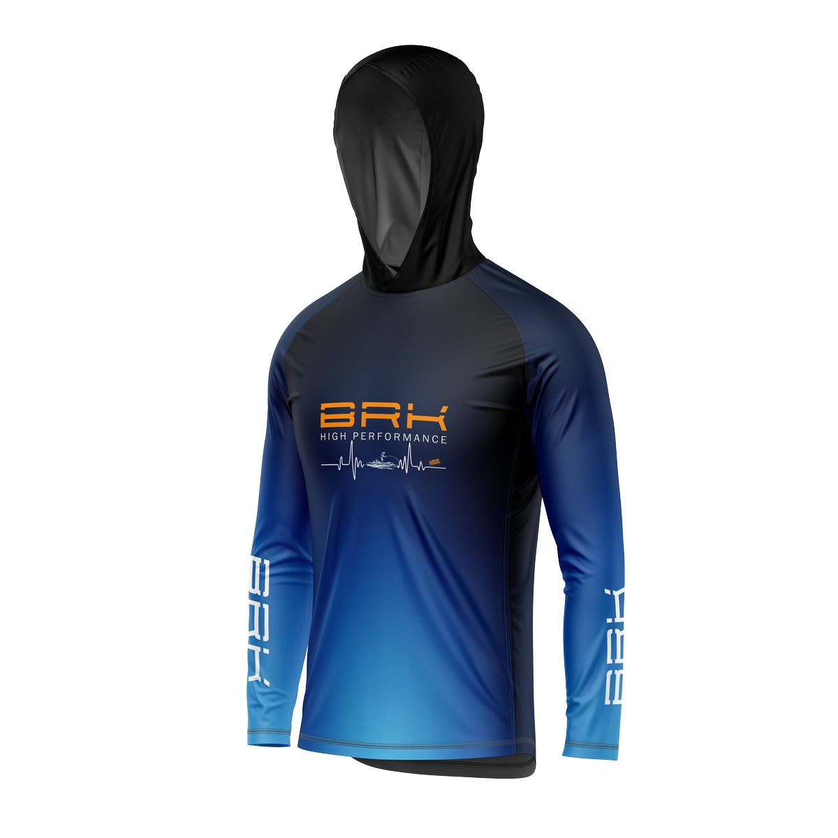 Camisa de Pesca com Capuz Brk High Performance Gone Fishing com Proteção Solar UV50+ - Brk Fishing