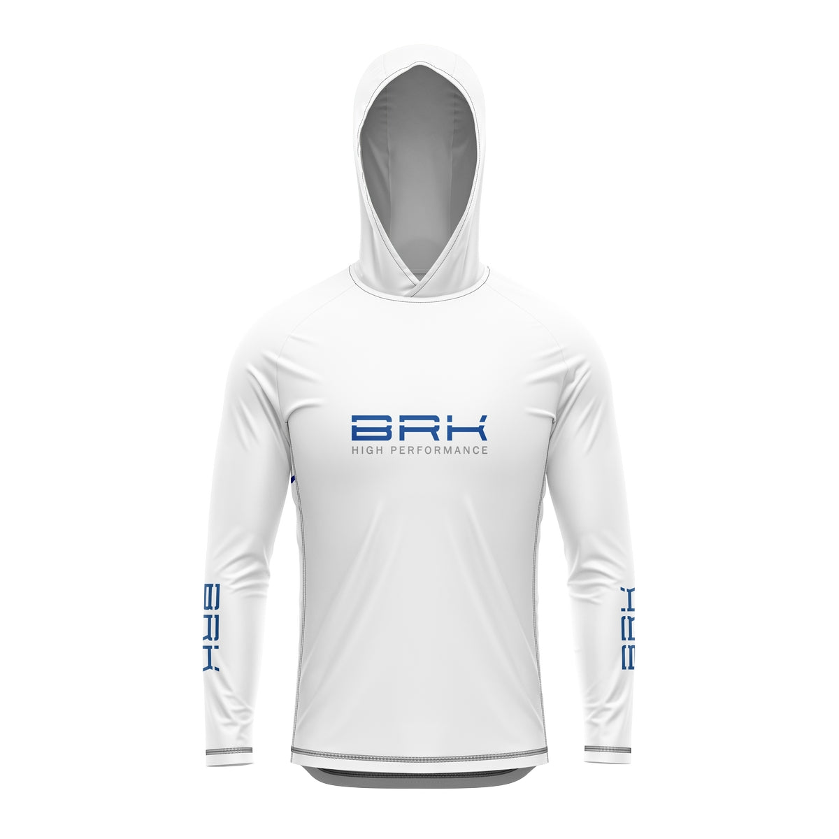 Camisa de Pesca com Capuz Brk Branca Dourado Mahi-Mahi com Proteção Solar UV50+ - Brk Fishing