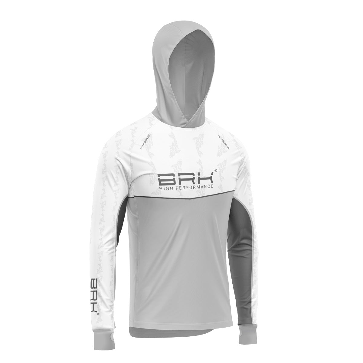 Camisa de Pesca Brk com Capuz Hybrid Maori Vicking com Proteção Solar UV50+ Envio Imediato Brk Fishing