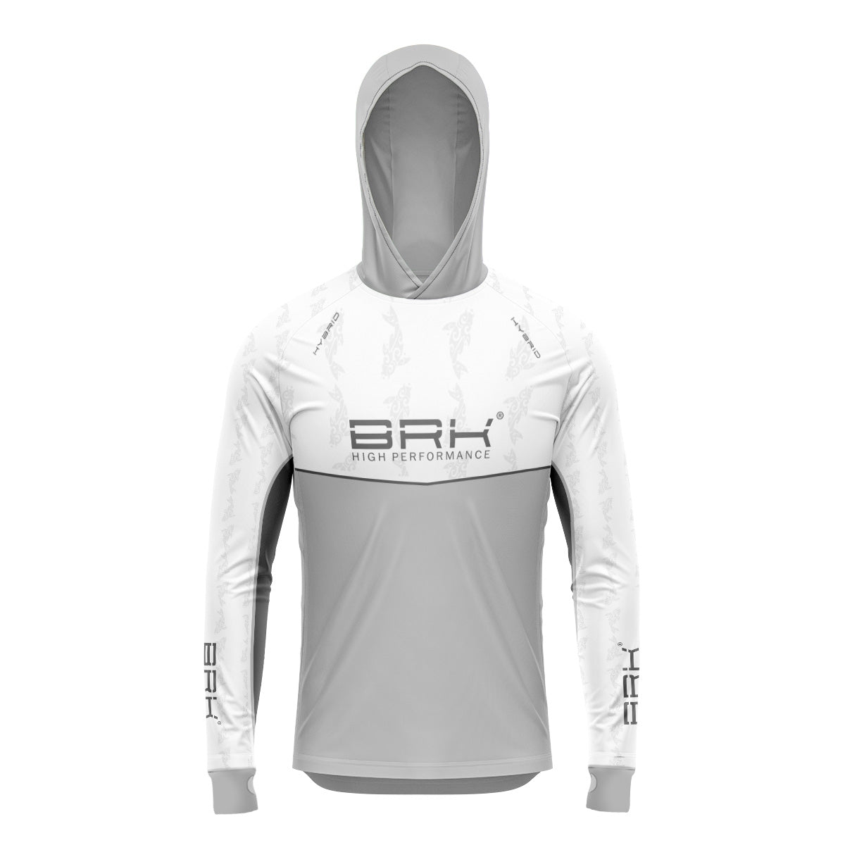 Camisa de Pesca Brk com Capuz Hybrid Maori Vicking com Proteção Solar UV50+ Envio Imediato Brk Fishing