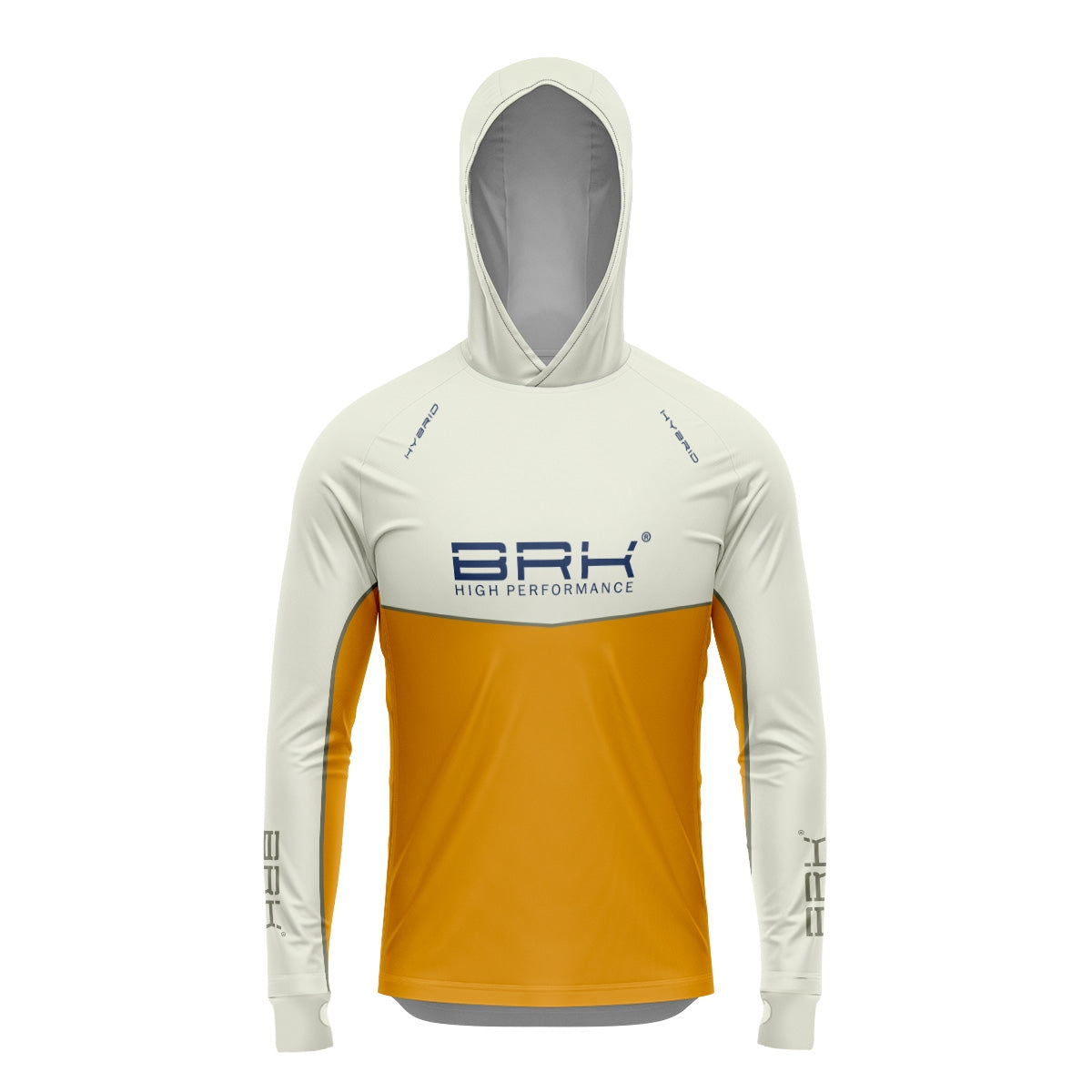 Camisa de Pesca Brk com Capuz Hybrid Off Lure com Proteção Solar UV50+ Envio Imediato Brk Fishing