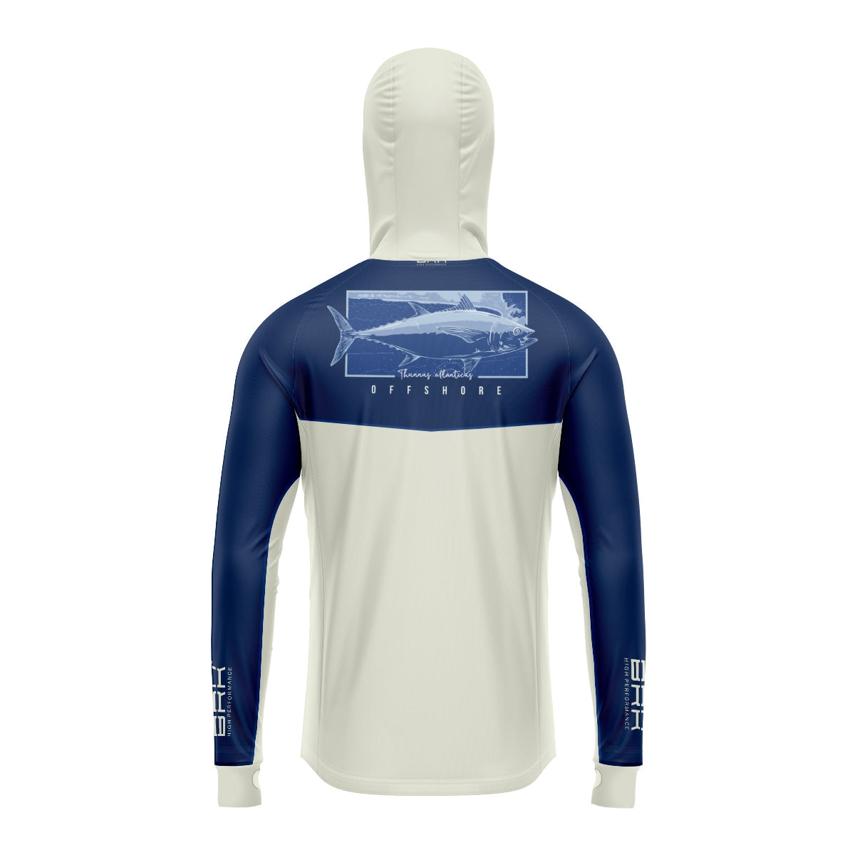 Camisa de Pesca Brk com Capuz Hybrid Off Shore com Proteção Solar UV50+ Envio Imediato Brk Fishing