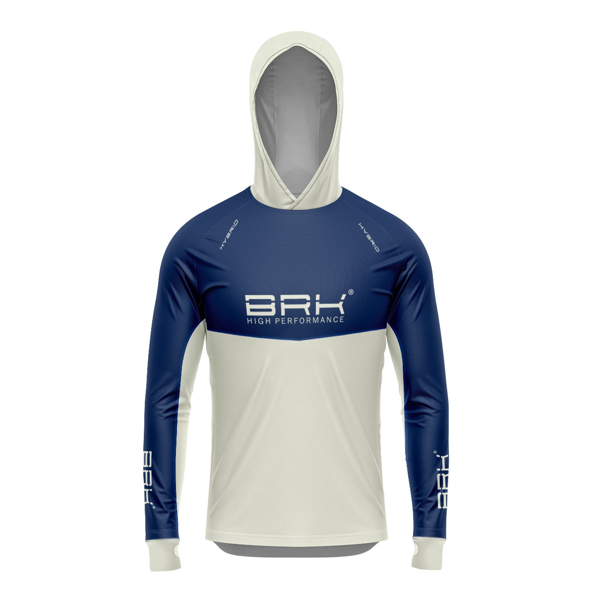Camisa de Pesca Brk com Capuz Hybrid Off Shore com Proteção Solar UV50+ Envio Imediato Brk Fishing