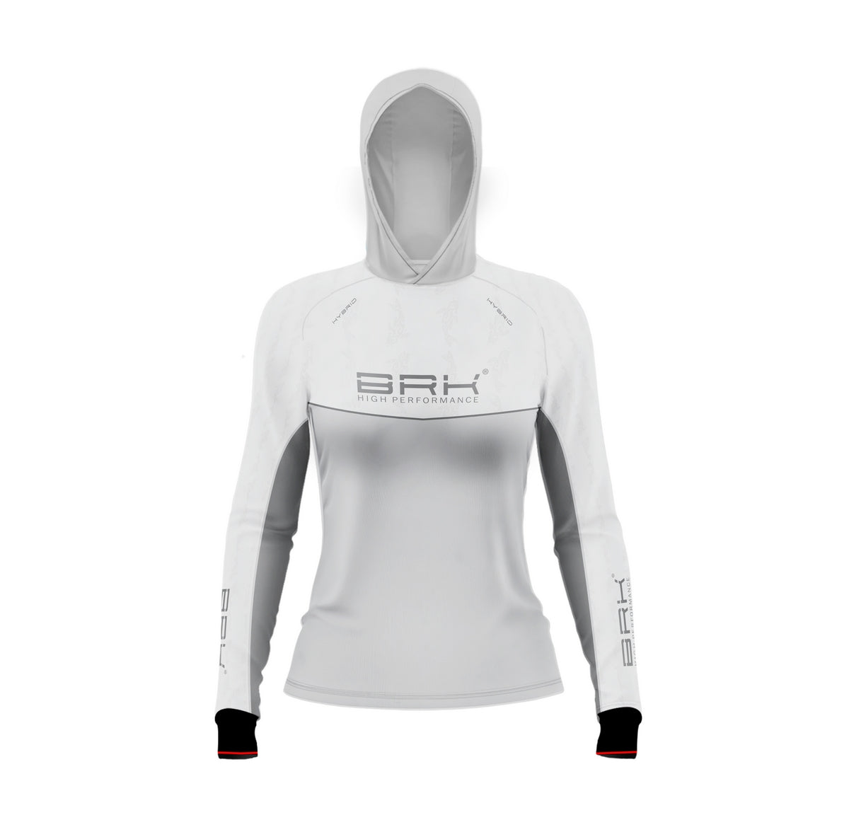 Camisa de Pesca Feminina Brk com Capuz Hybrid Maori Vicking com Proteção Solar UV50+ Brk Fishing