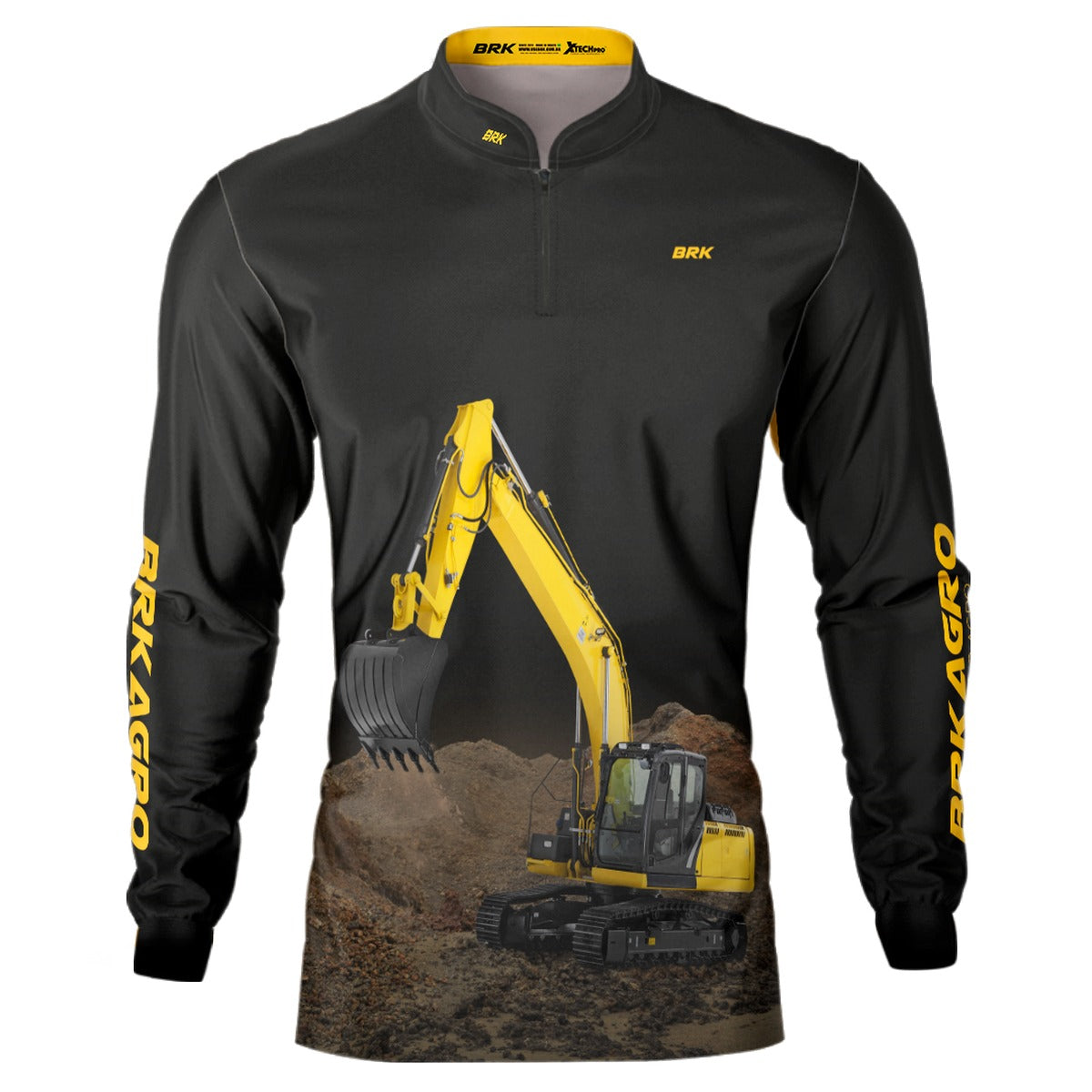 Camisa Agro Brk New Holland Escavadeira com Proteção Solar UV50+