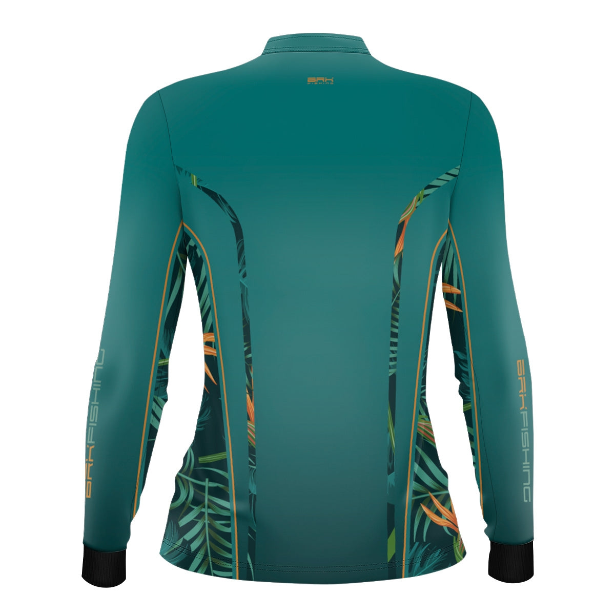 Camisa de Pesca Feminina Brk Verde Folhagem com UV50+ - Brk Fishing