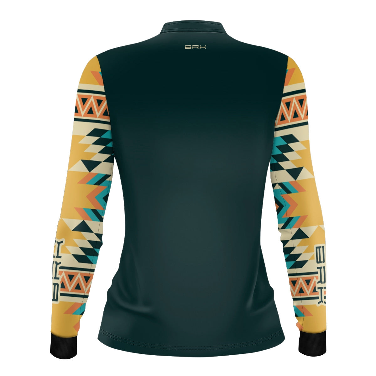 Camisa Agro Feminina Brk Geométrica com Proteção Solar UV50+ - Brk Fishing