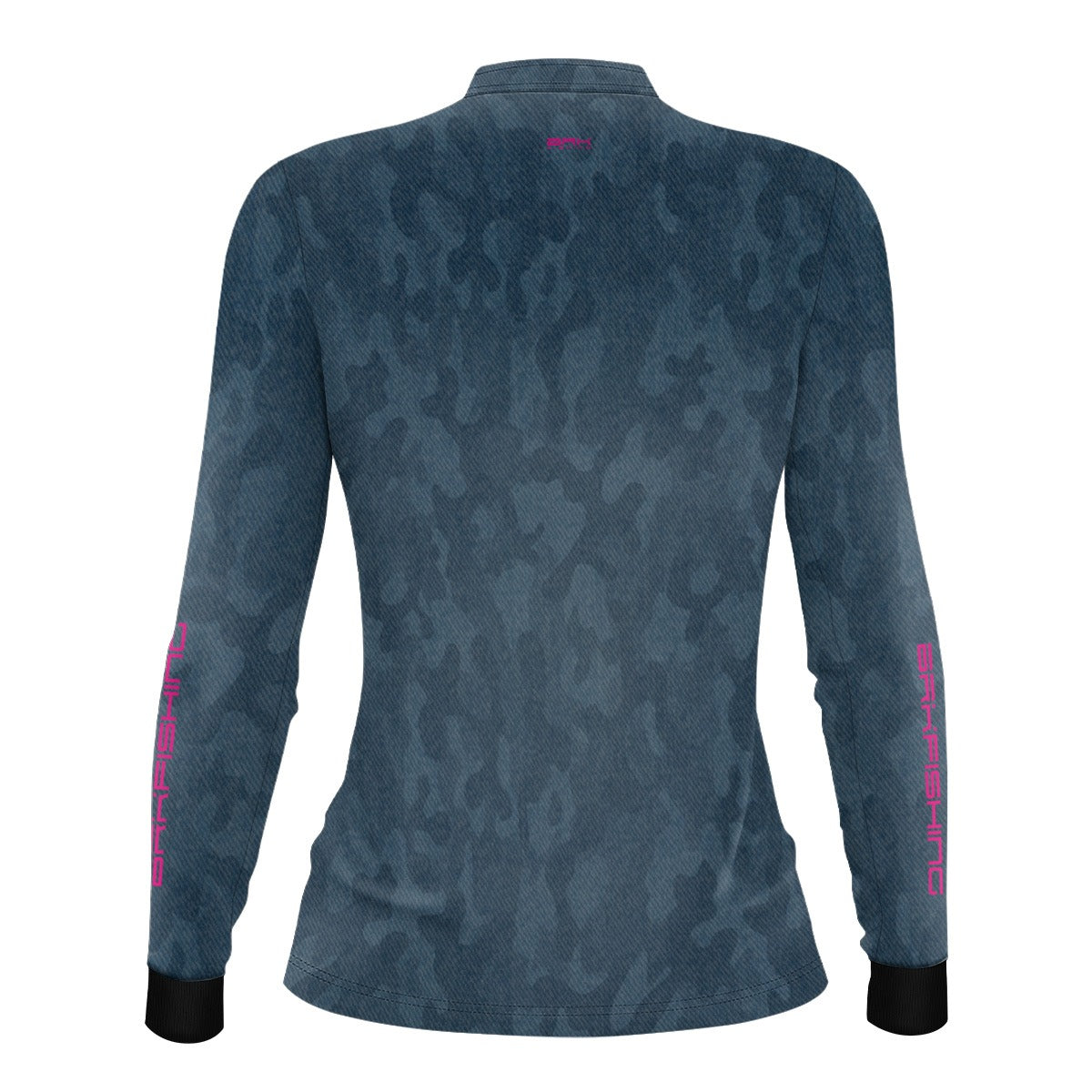 Camisa Feminina  Brk Camuflada Azul Jeans com UV50+ - Brk Fishing