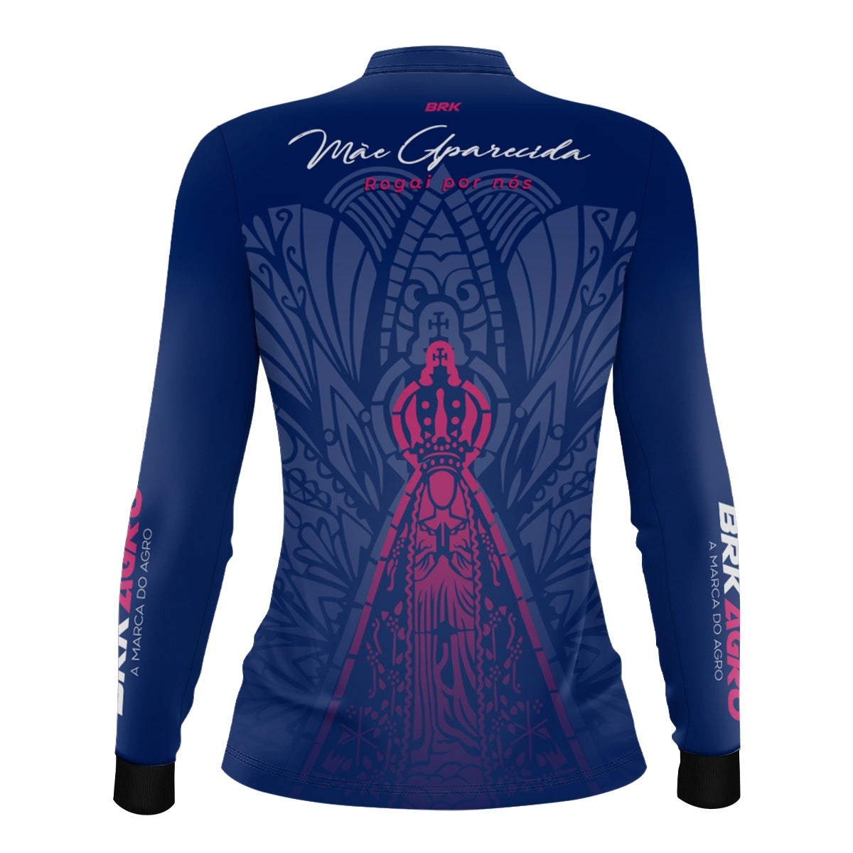 Camisa Feminina  Agro Brk Nossa Senhora Mãe Aparecida com Proteção Solar UV50+