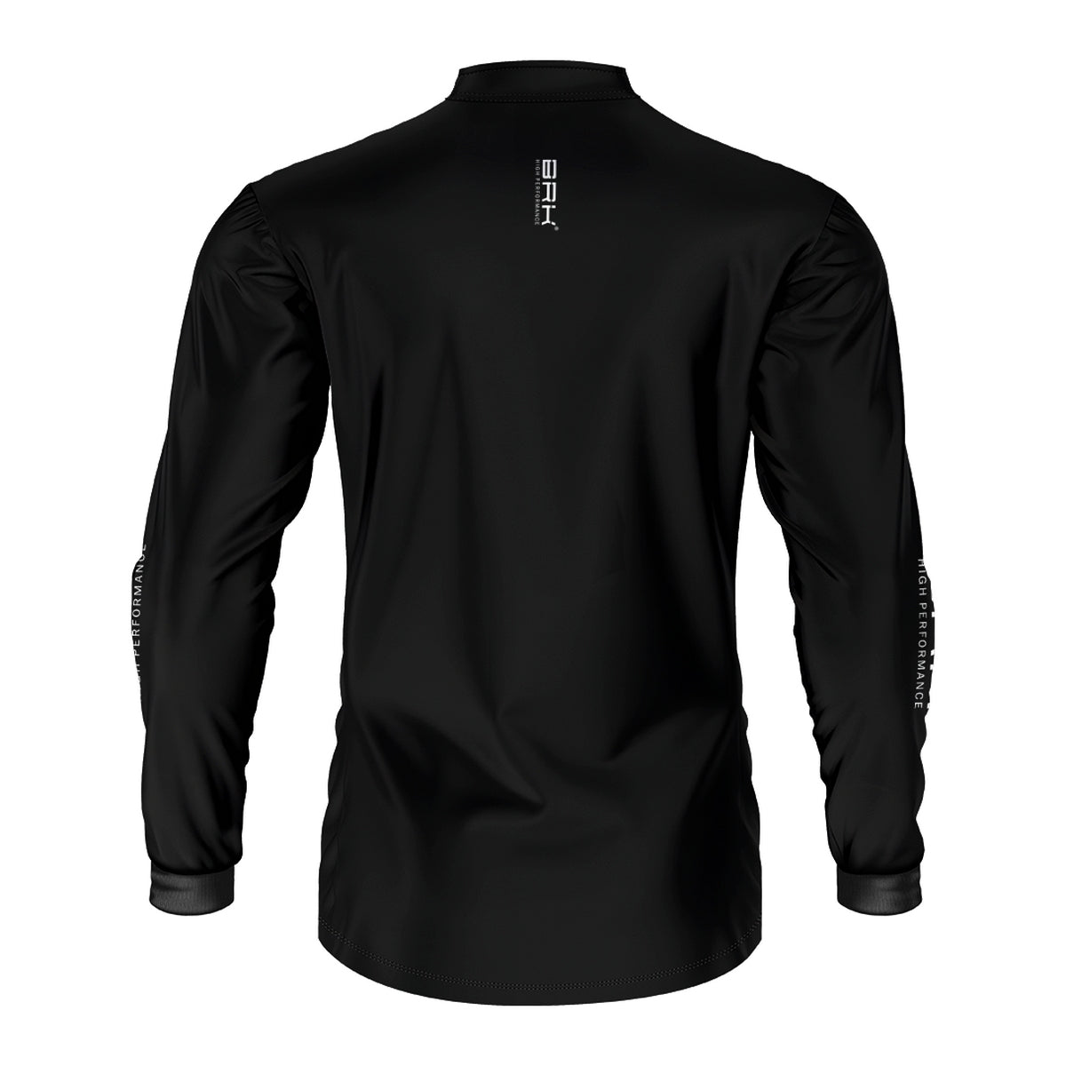 Camisa de Pesca Brk Básica Preta com Proteção Solar UV50+ - Brk Fishing
