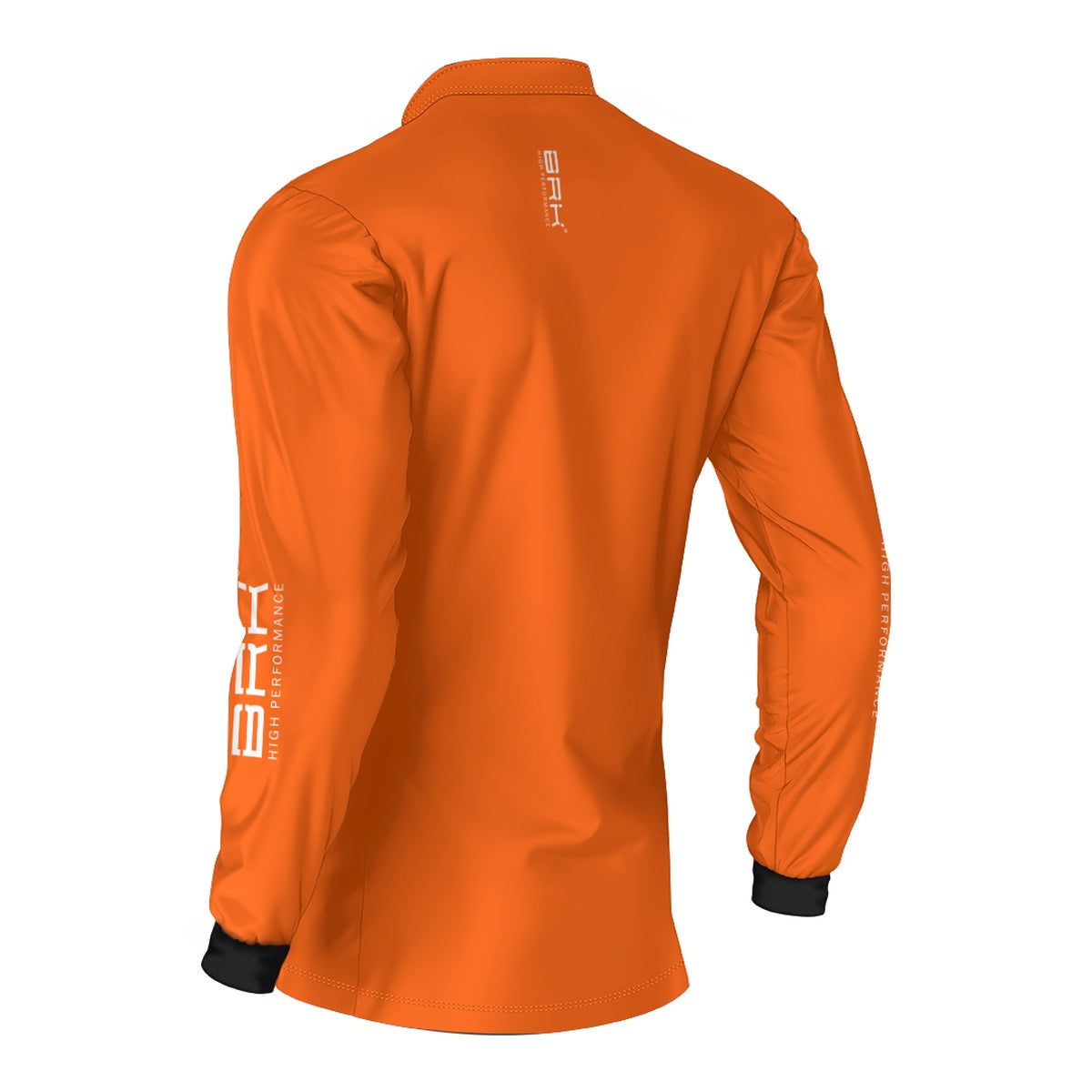 Camisa de Pesca Brk Básica Laranja com Proteção Solar UV50+ - Brk Fishing