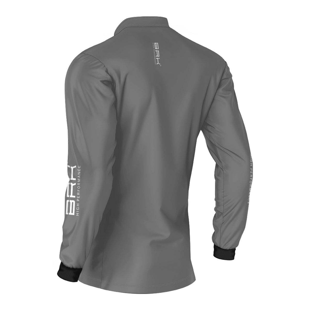 Camisa de Pesca Brk Básica Cinza com Proteção Solar UV50+ - Brk Fishing
