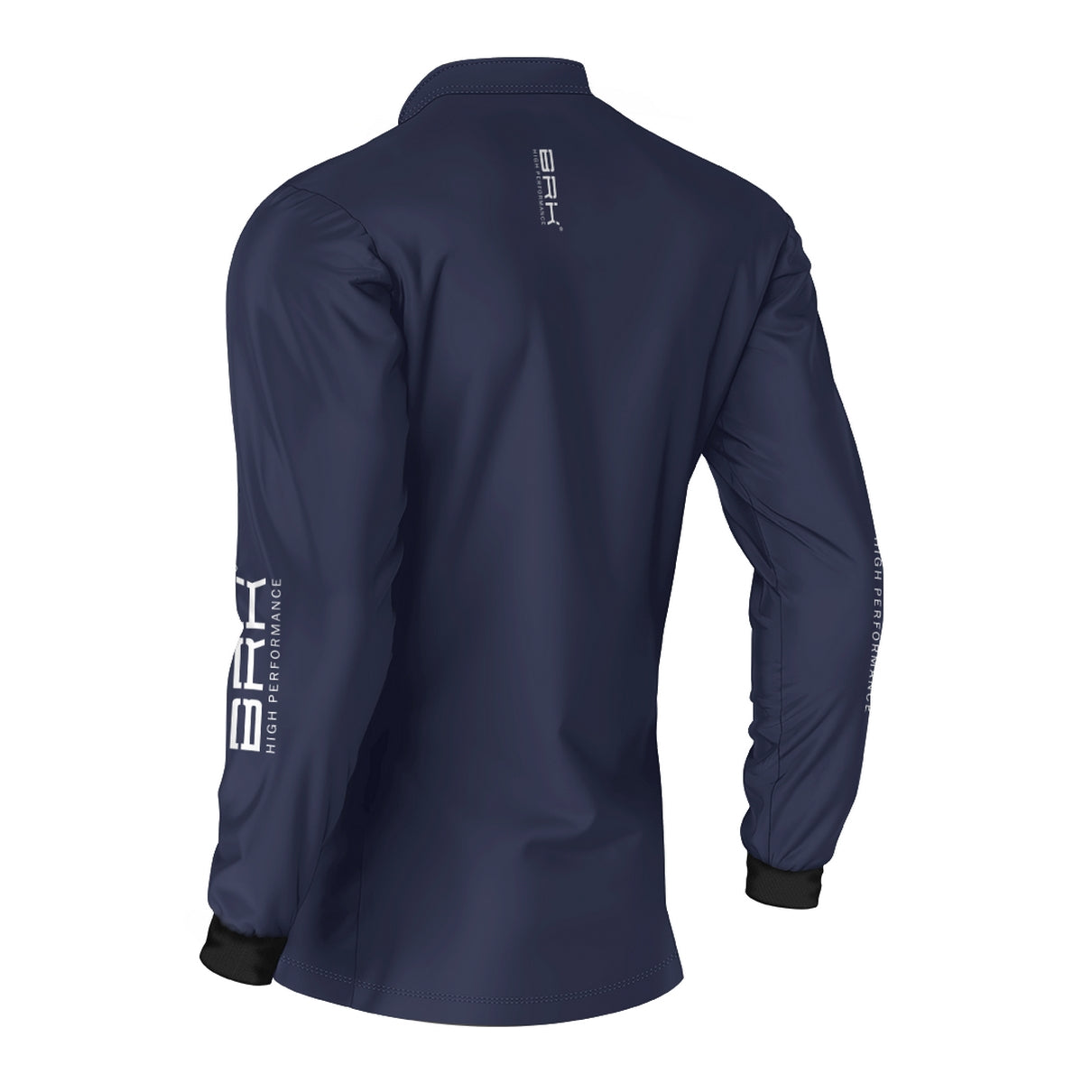 Camisa de Pesca Brk Básica Azul Marinho com Proteção Solar UV50+ - Brk Fishing
